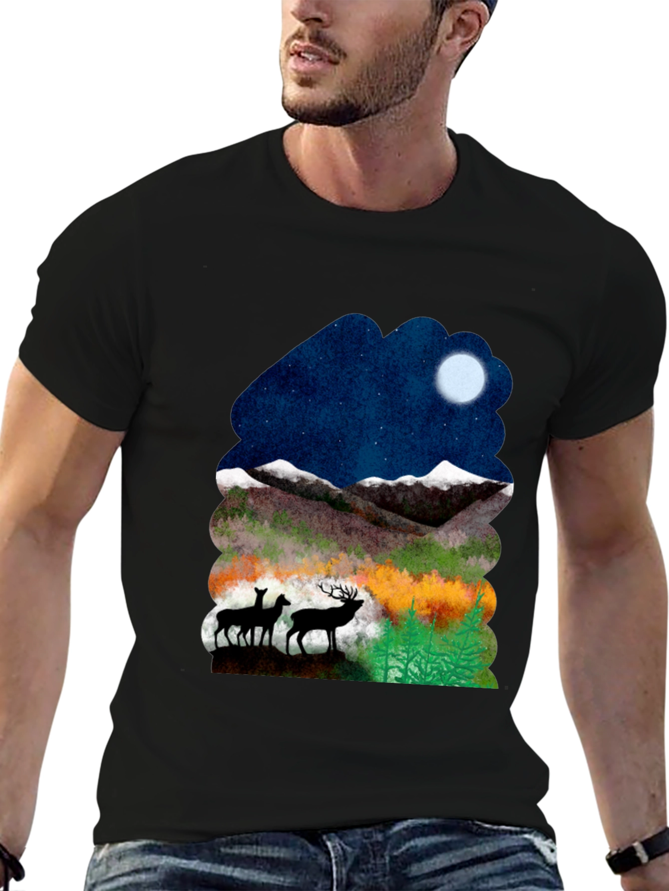Deer Mountain Graphic Tee