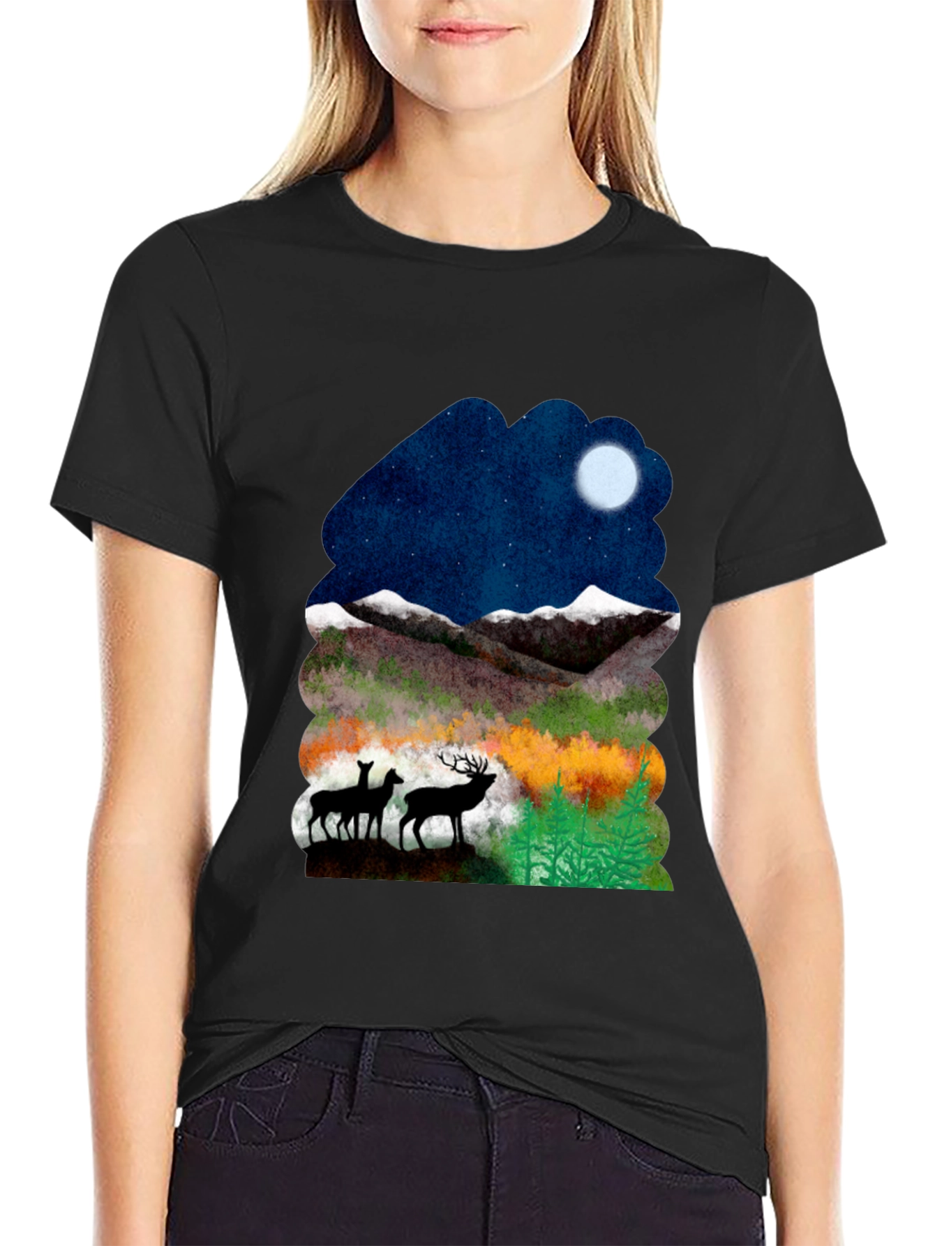 Deer Mountain Graphic Tee