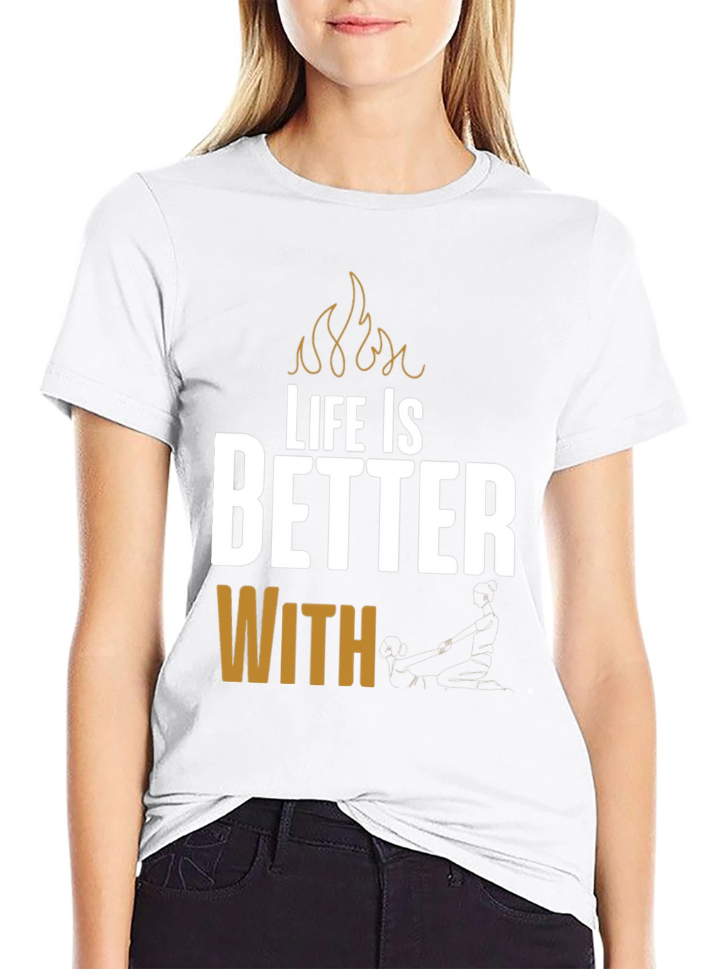 Life is Better With BBQ Black T-Shirt