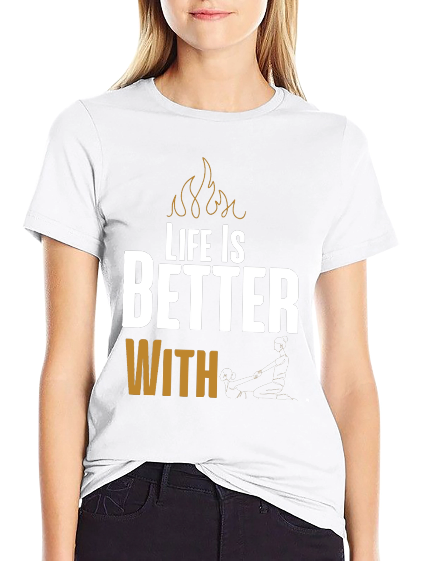Life is Better With BBQ Black T-Shirt