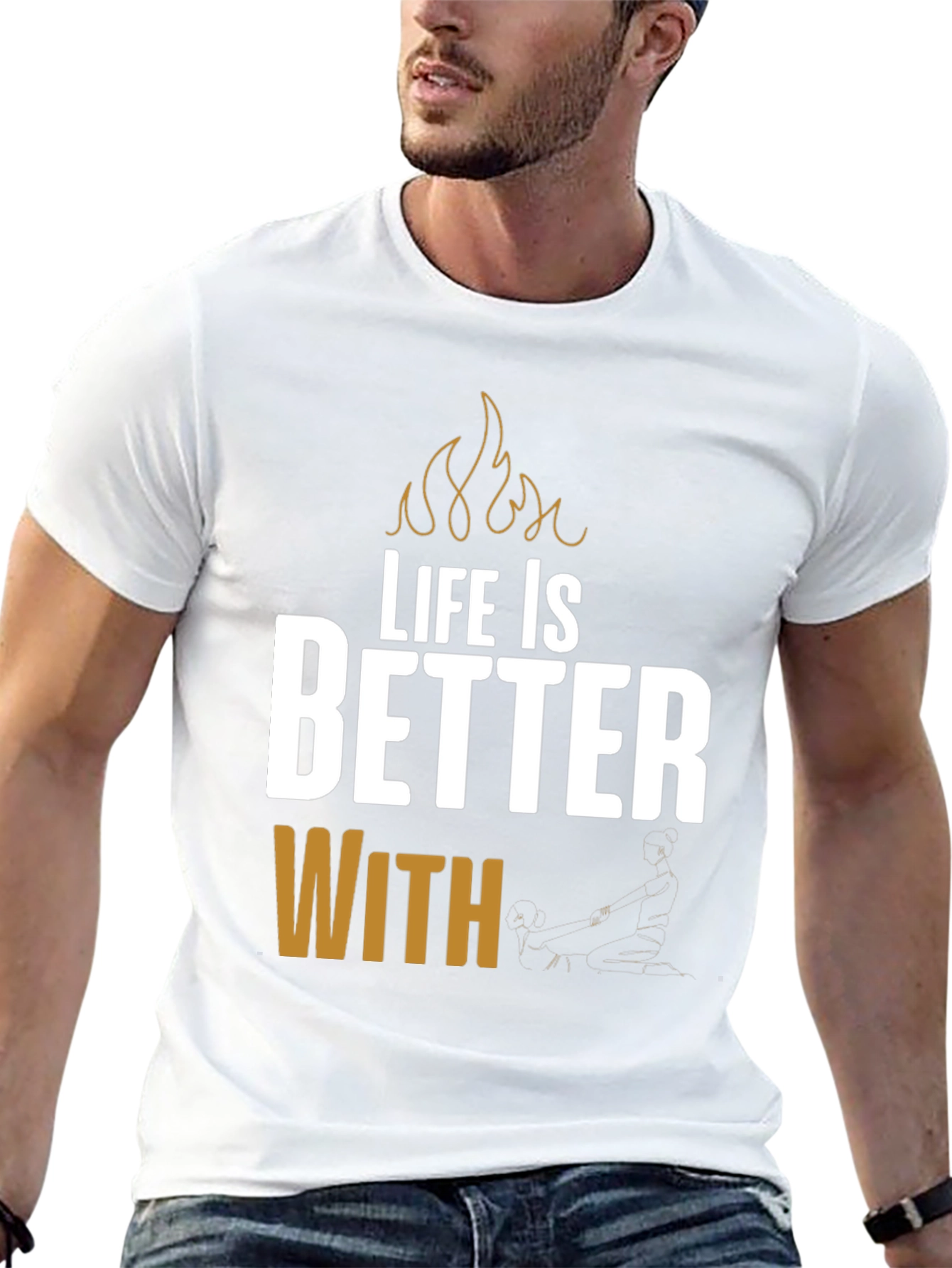 Life is Better With BBQ Black T-Shirt