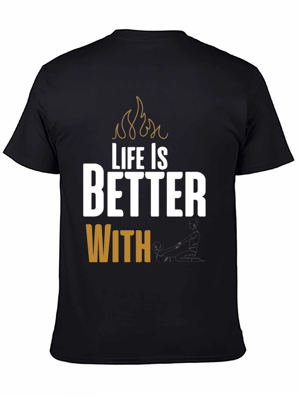 Life is Better With BBQ Black T-Shirt