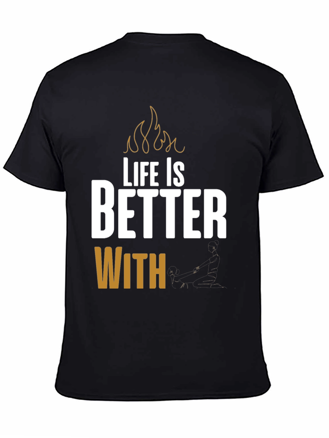 Life is Better With BBQ Black T-Shirt