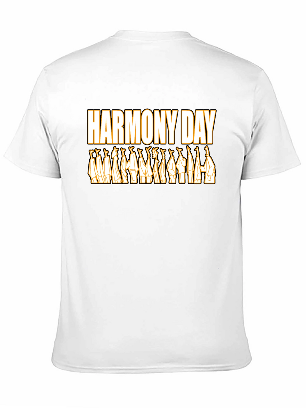 Harmony Day Graphic Tee - Unisex Black T-Shirt