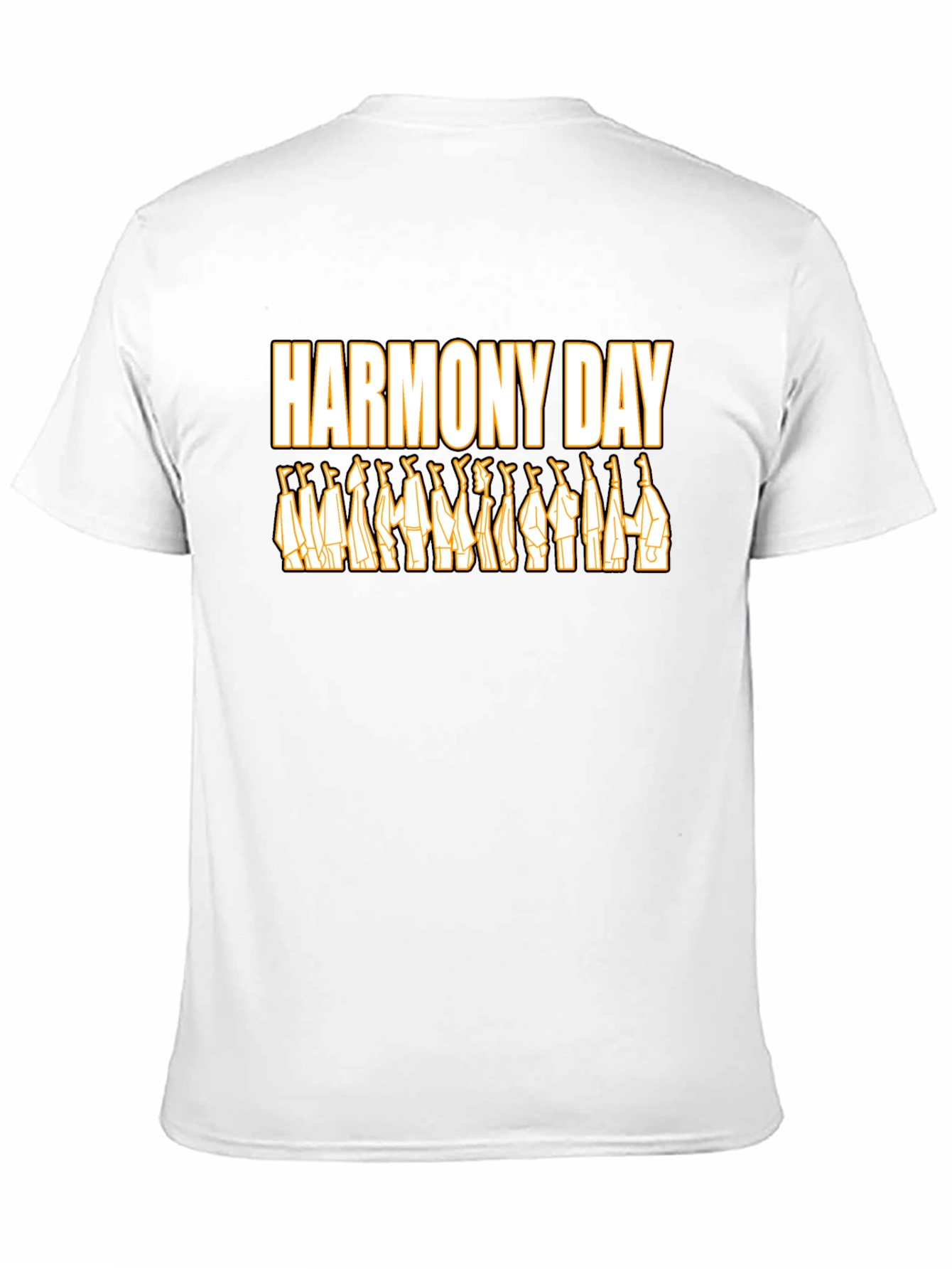 Harmony Day Graphic Tee - Unisex Black T-Shirt
