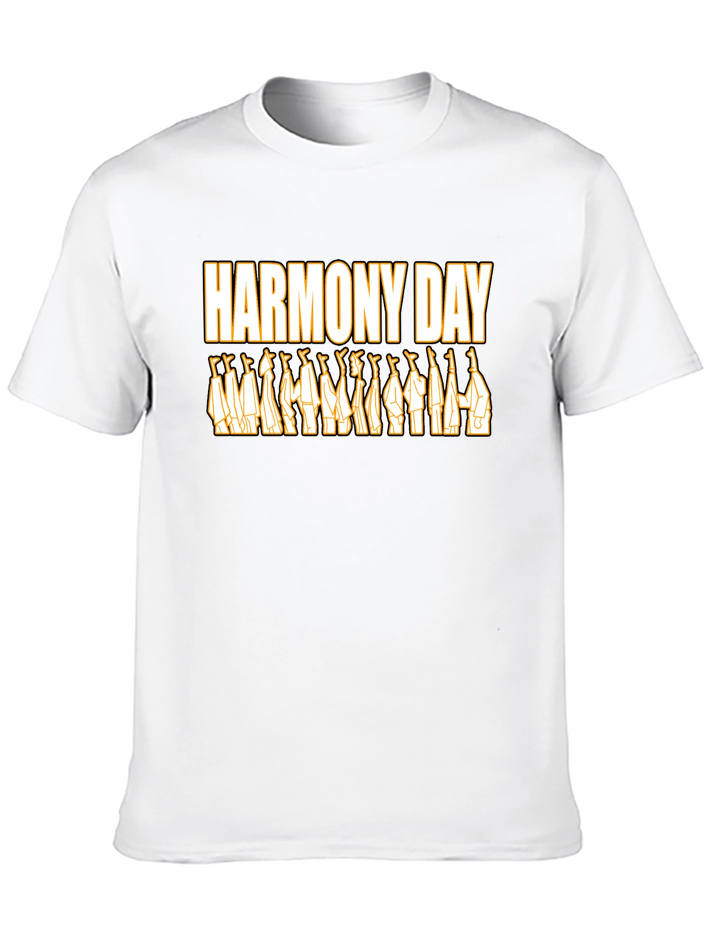 Harmony Day Graphic Tee - Unisex Black T-Shirt