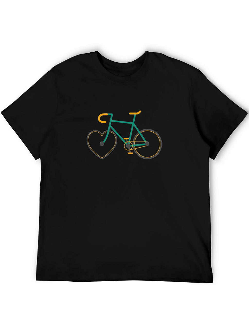 Heart Bike T-Shirt - Stylish Graphic Tee