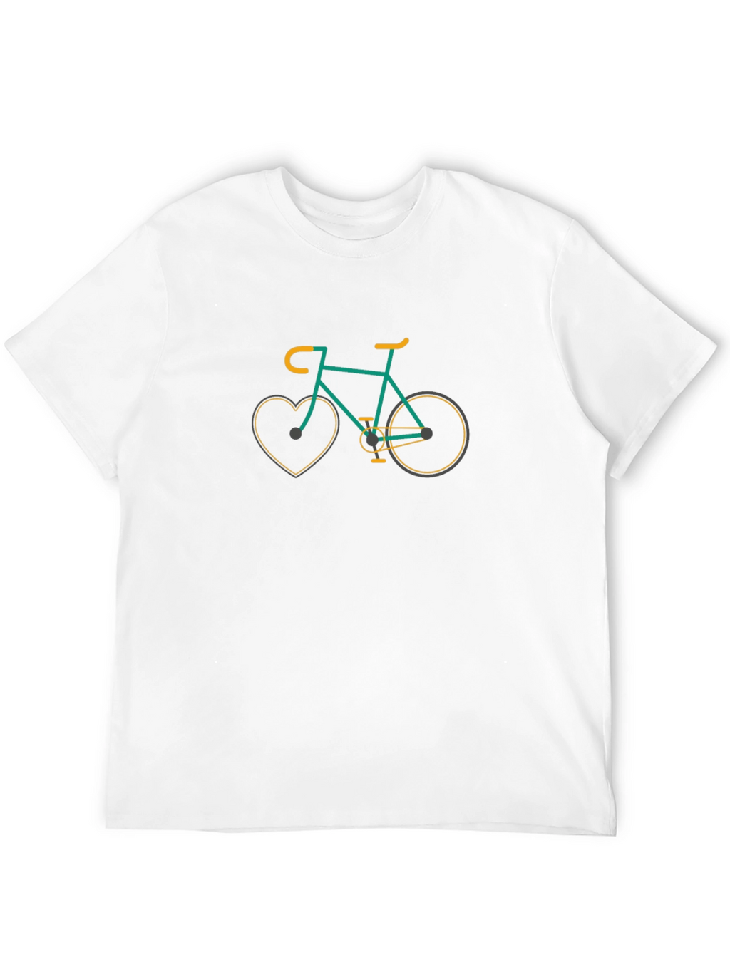 Heart Bike T-Shirt - Stylish Graphic Tee