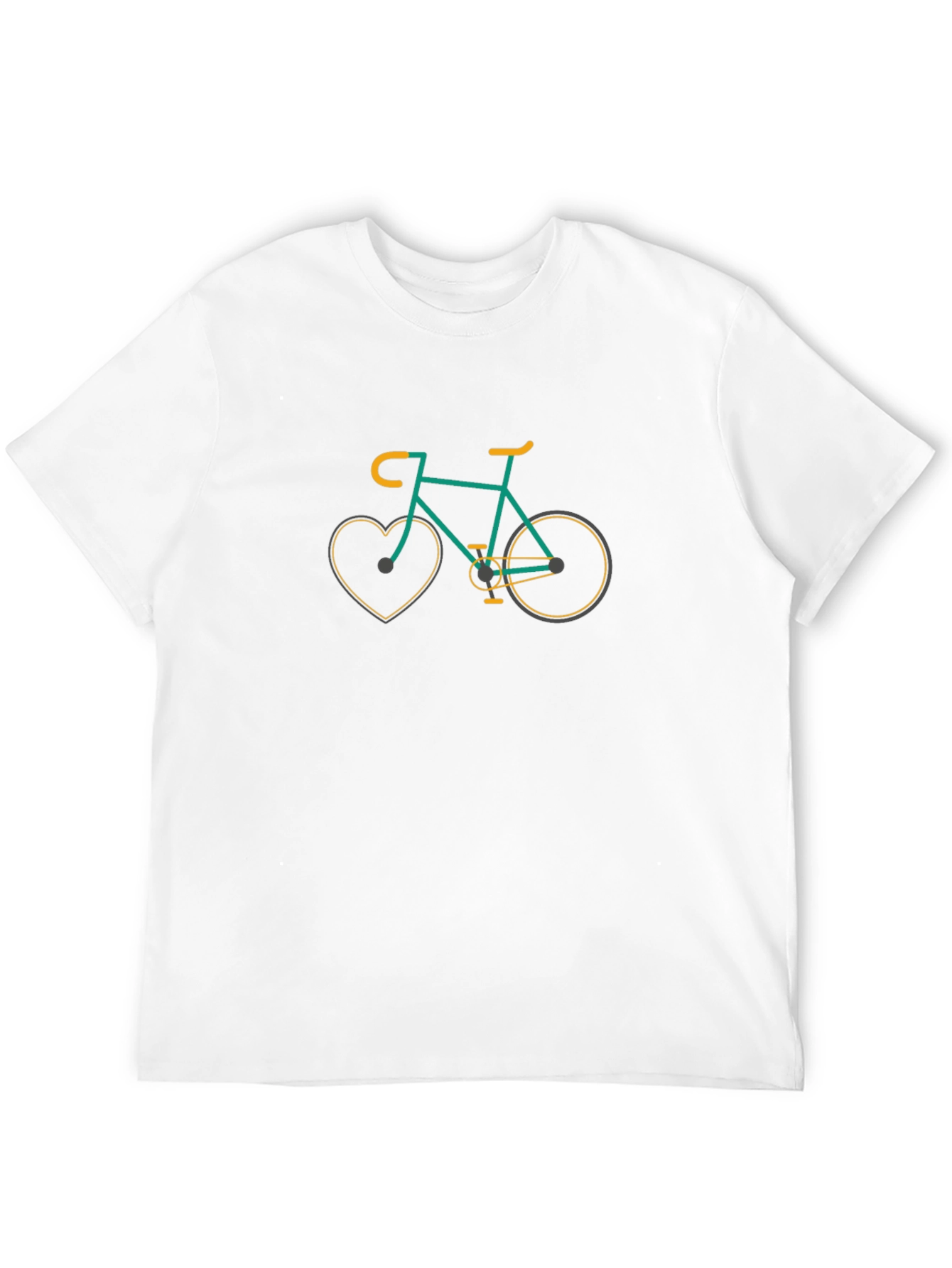 Heart Bike T-Shirt - Stylish Graphic Tee