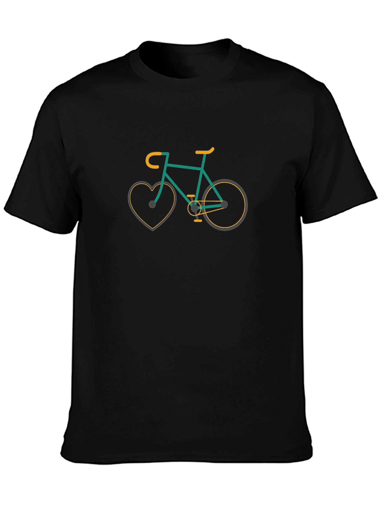 Heart Bike T-Shirt - Stylish Graphic Tee
