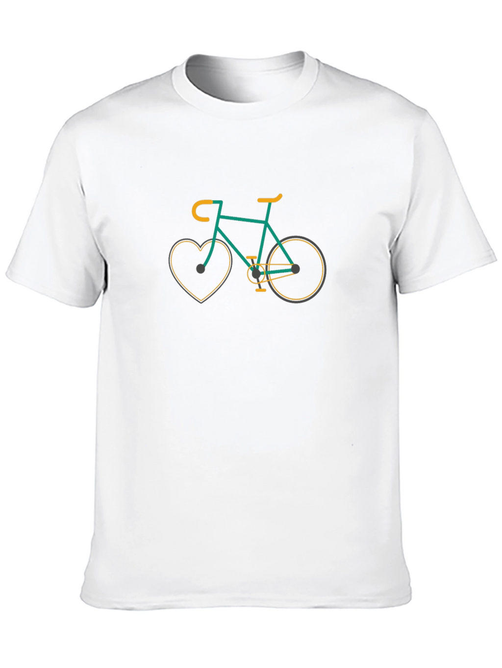 Heart Bike T-Shirt - Stylish Graphic Tee