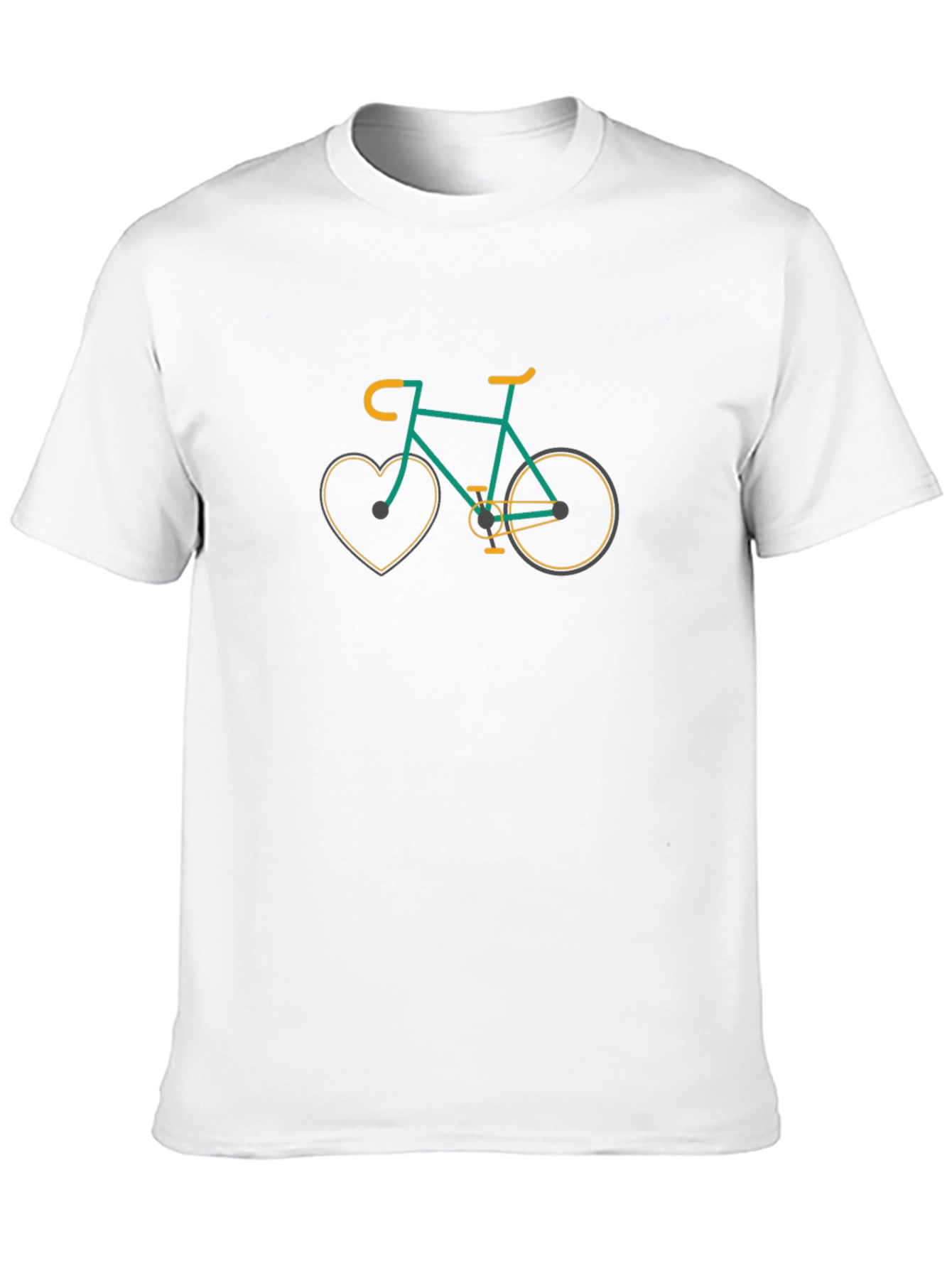 Heart Bike T-Shirt - Stylish Graphic Tee