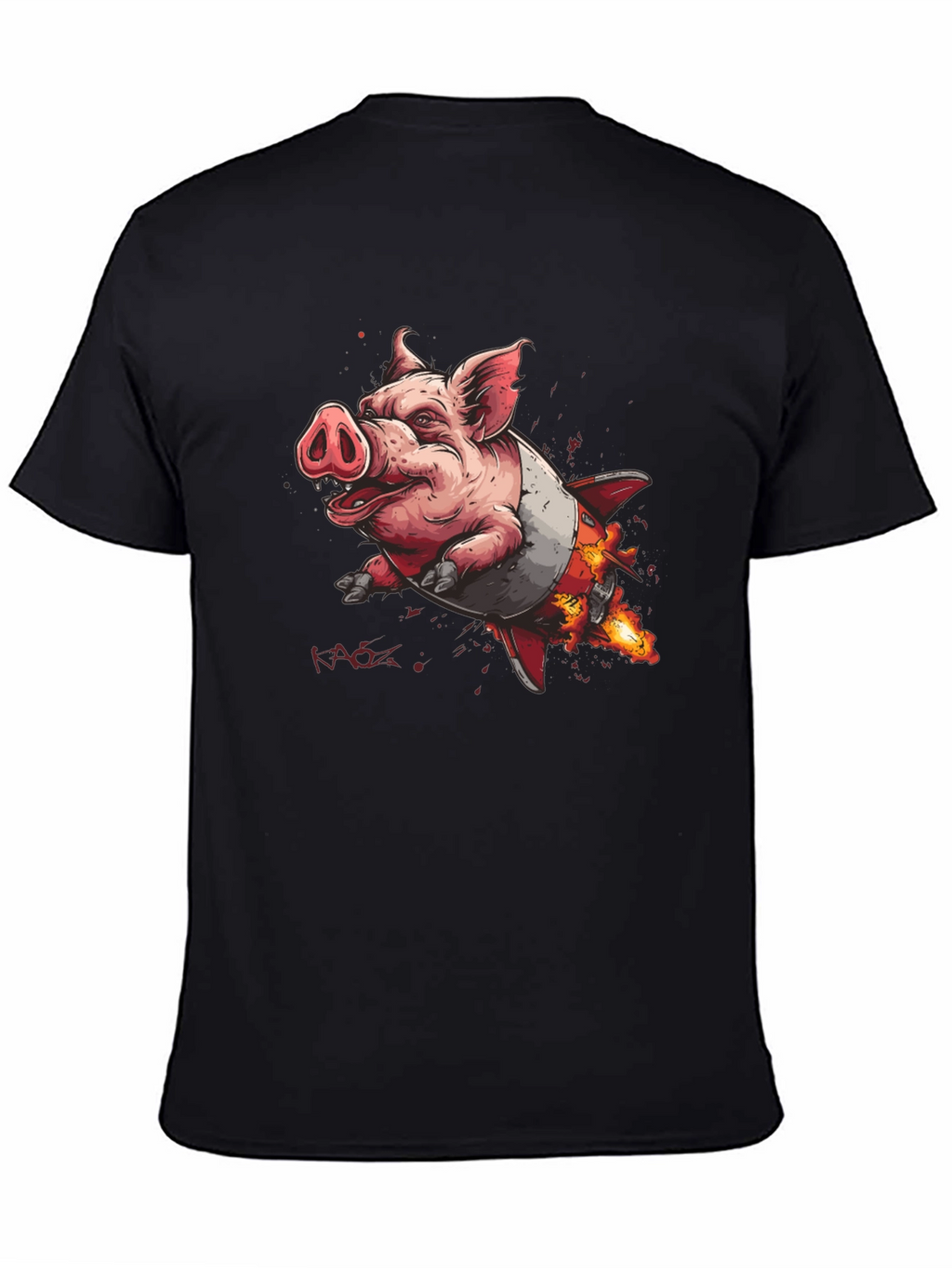 Rocket Pig T-Shirt - Blast Off in Style!