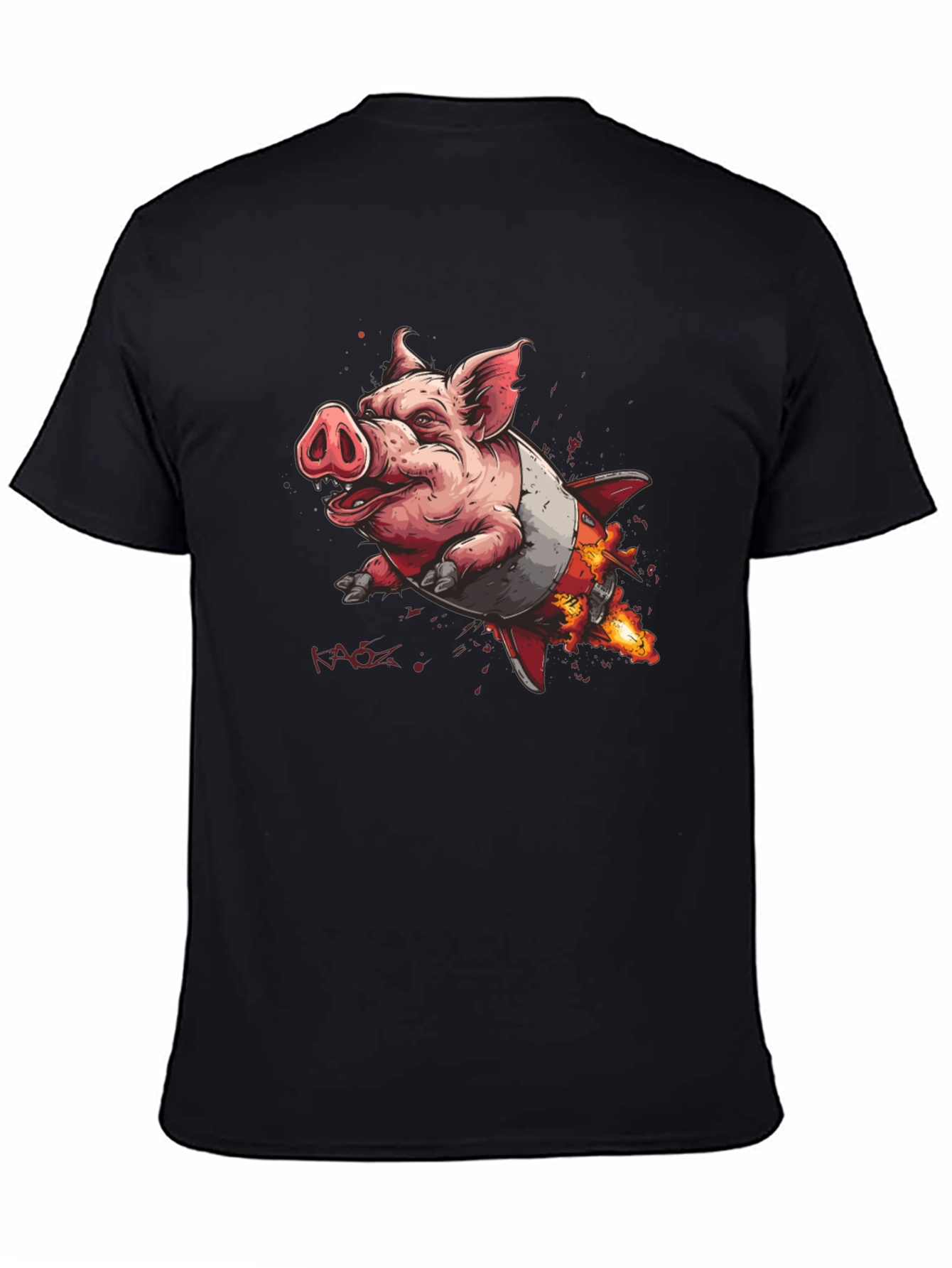 Rocket Pig T-Shirt - Blast Off in Style!