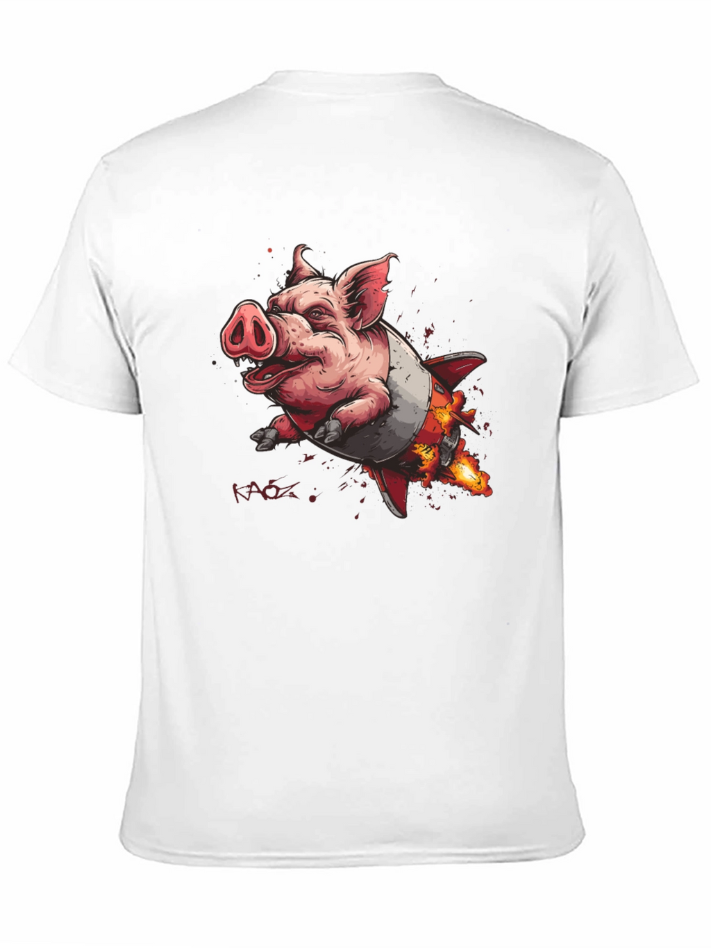 Rocket Pig T-Shirt - Blast Off in Style!