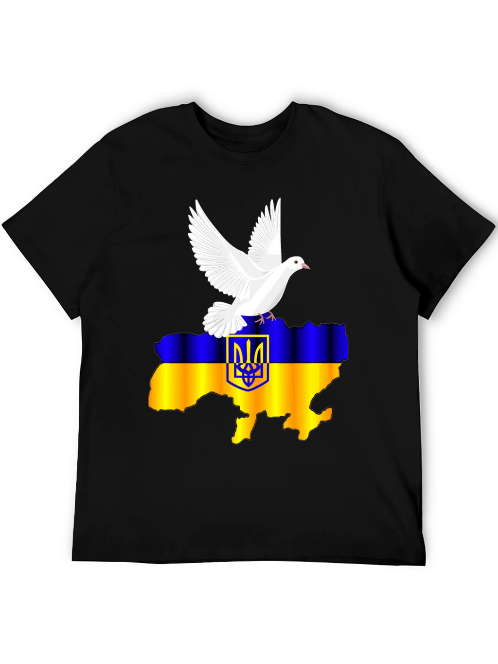 Ukraine Flag Dove T-Shirt