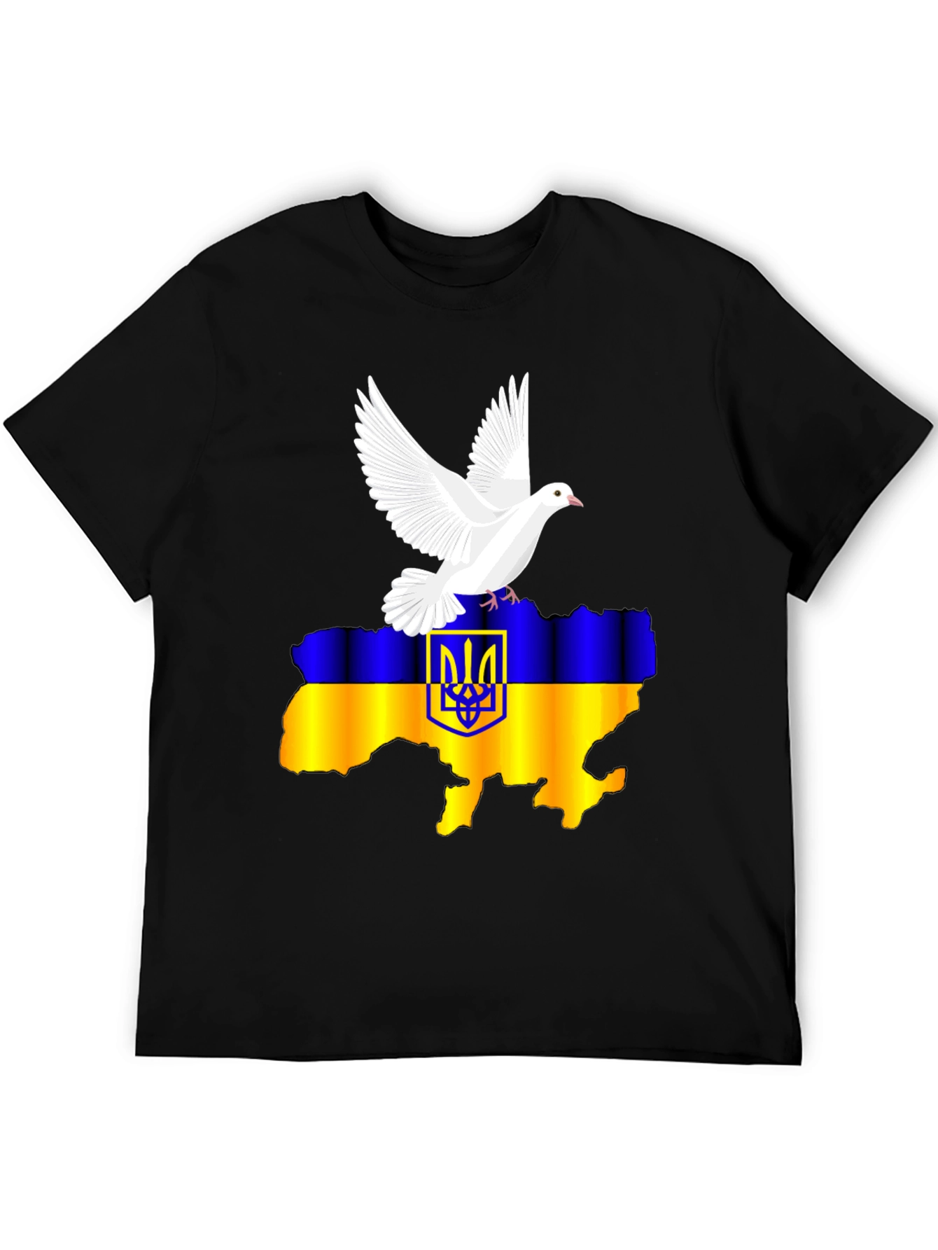 Ukraine Flag Dove T-Shirt