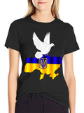 Ukraine Flag Dove T-Shirt