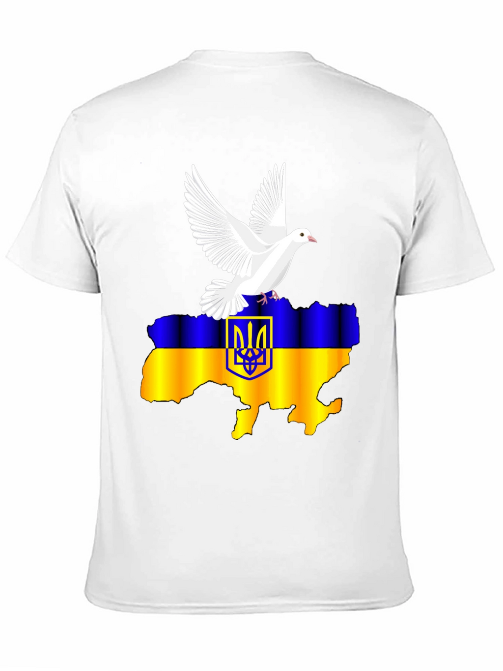 Ukraine Flag Dove T-Shirt