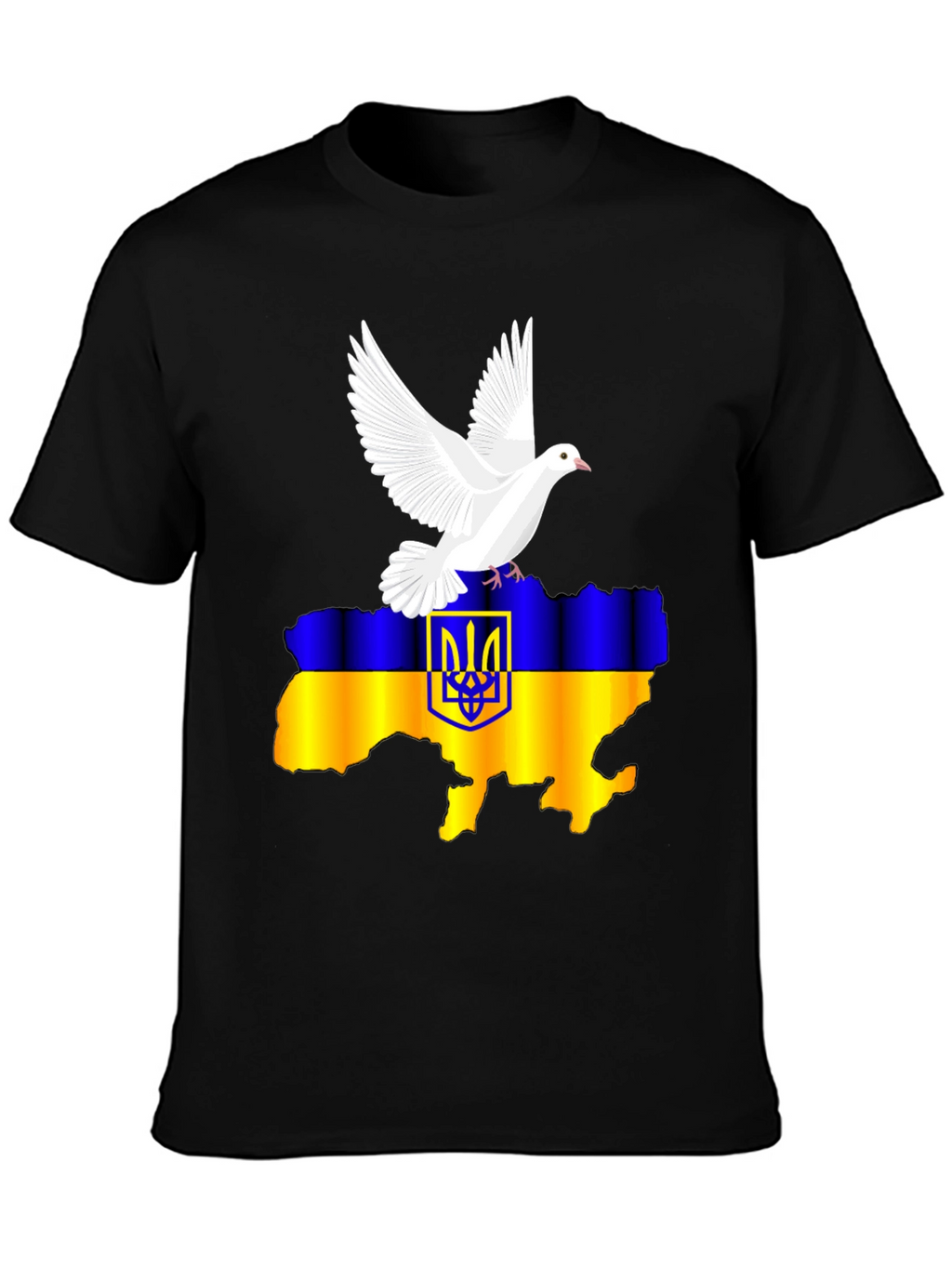 Ukraine Flag Dove T-Shirt