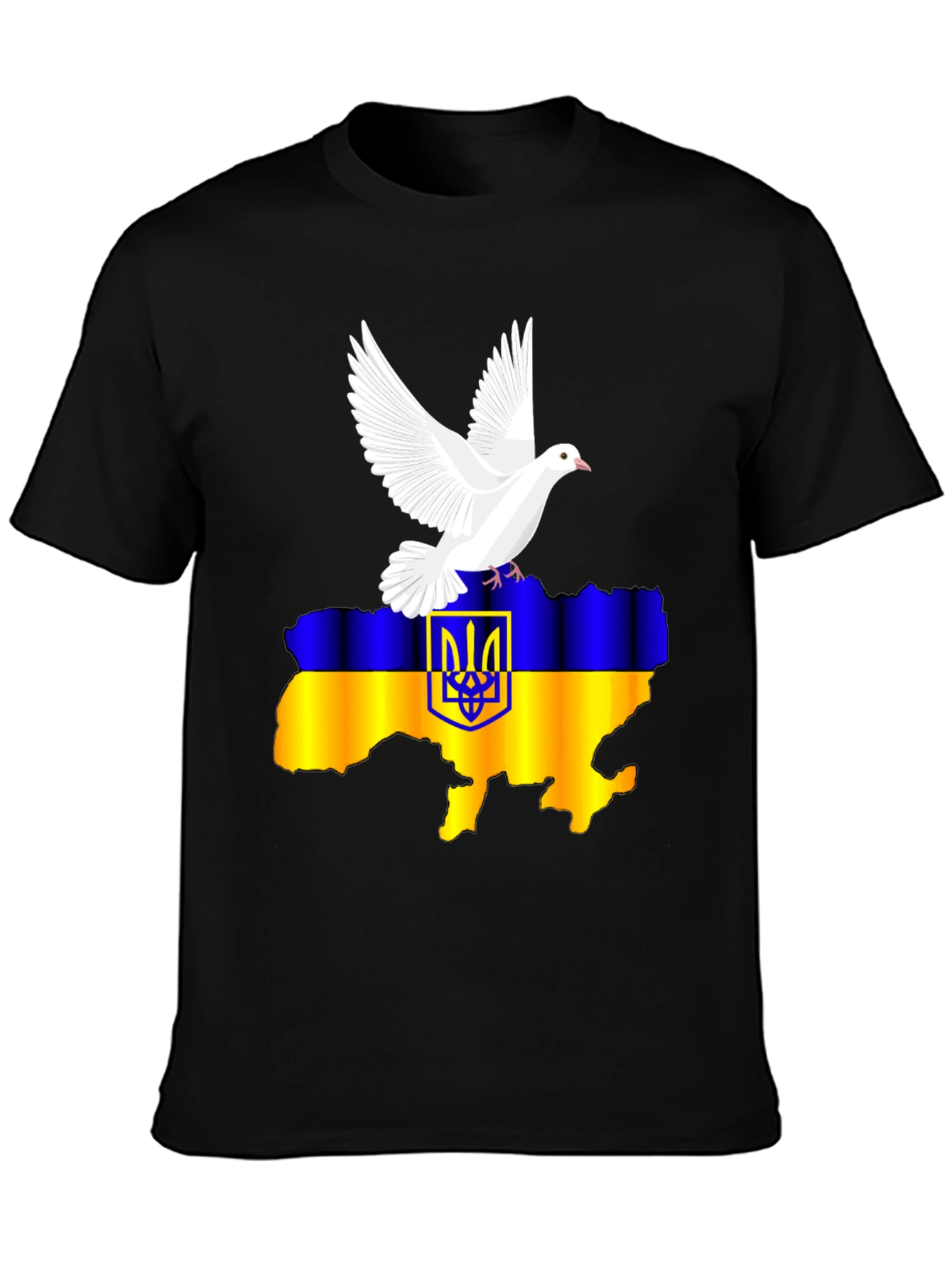 Ukraine Flag Dove T-Shirt