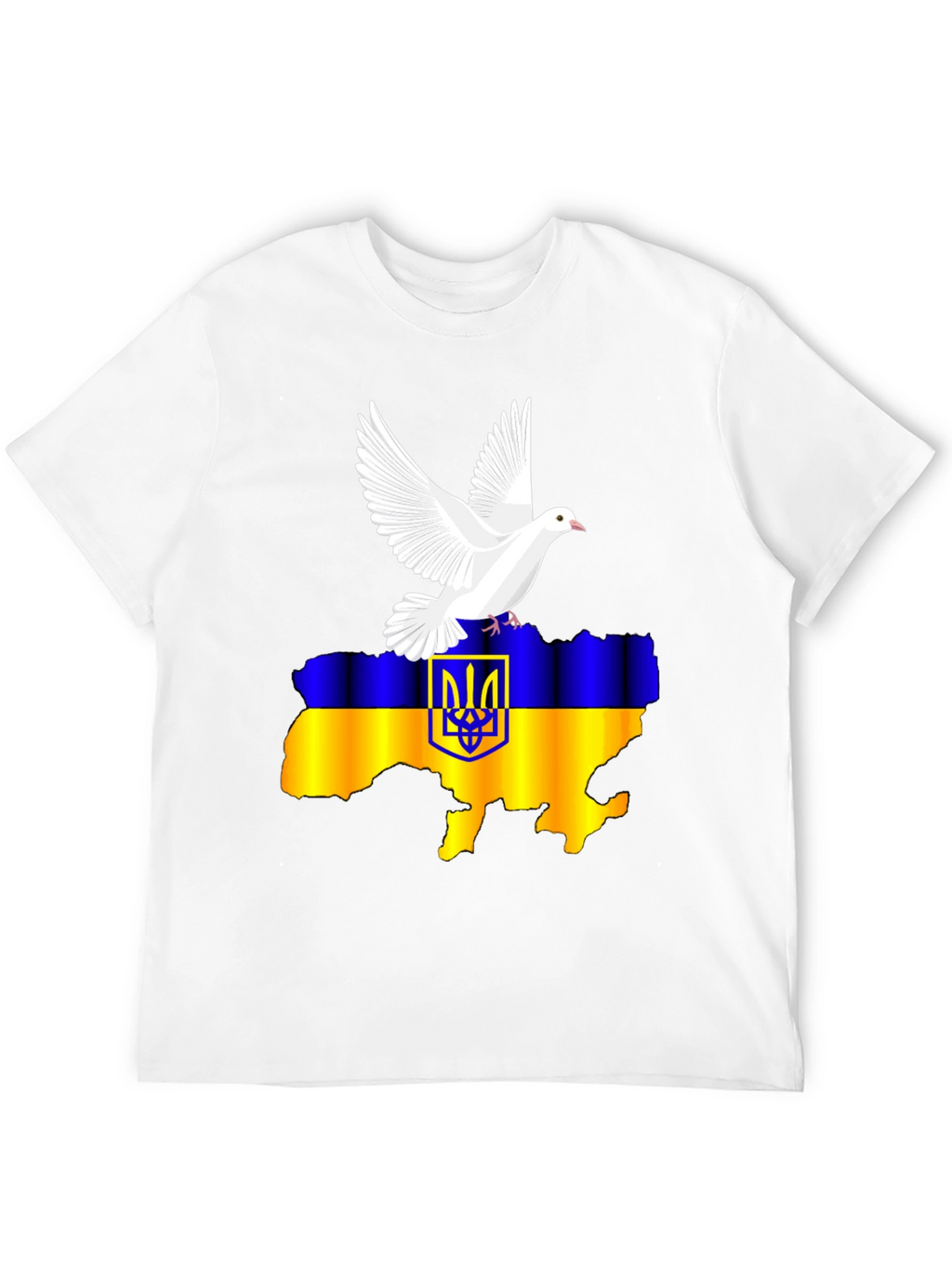 Ukraine Flag Dove T-Shirt