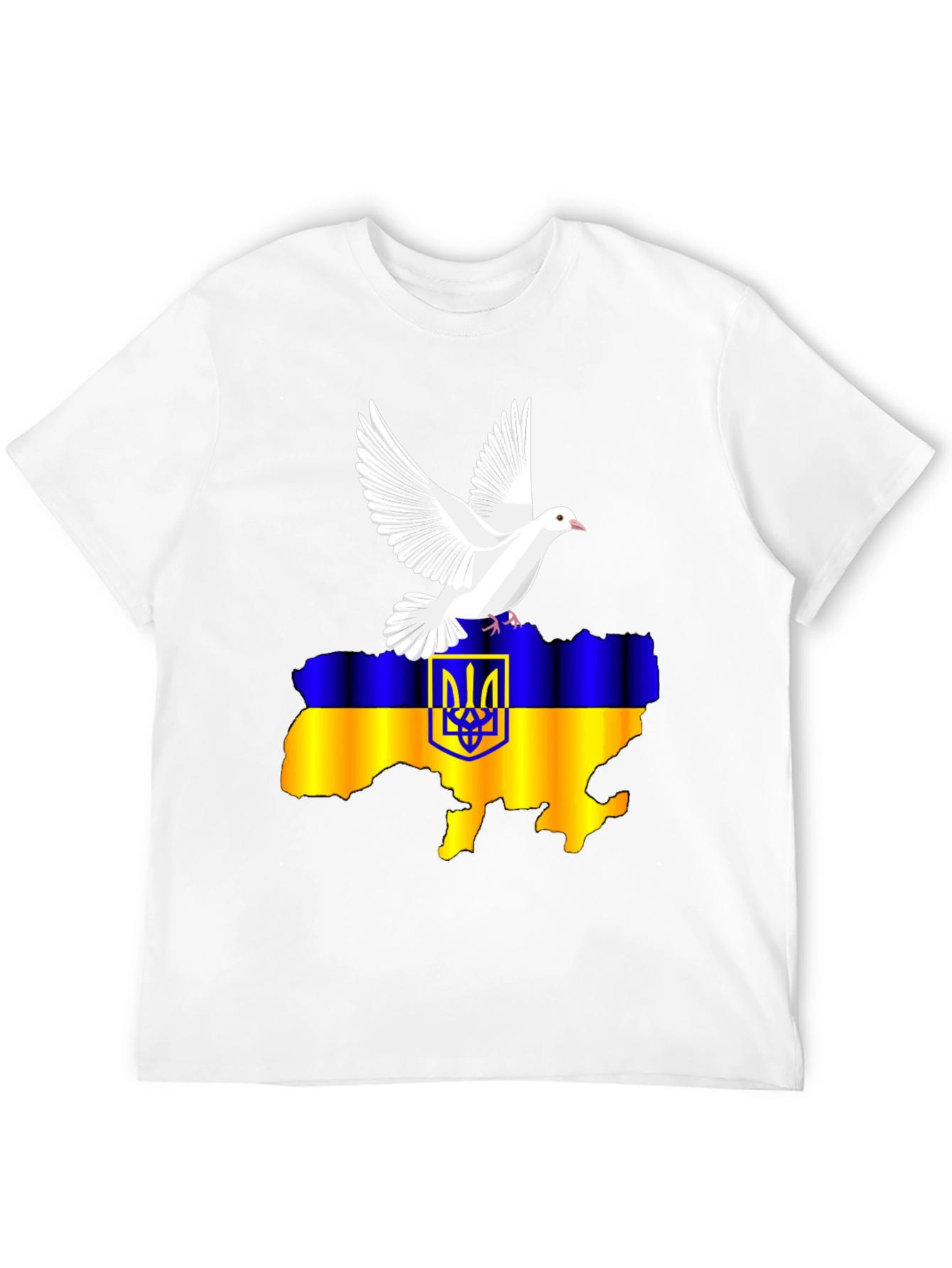 Ukraine Flag Dove T-Shirt