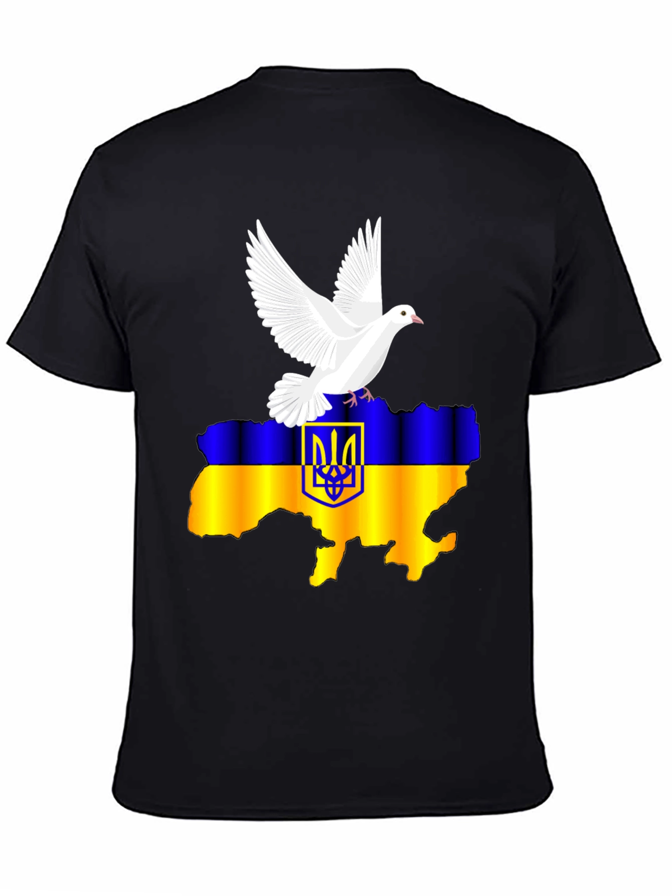 Ukraine Flag Dove T-Shirt