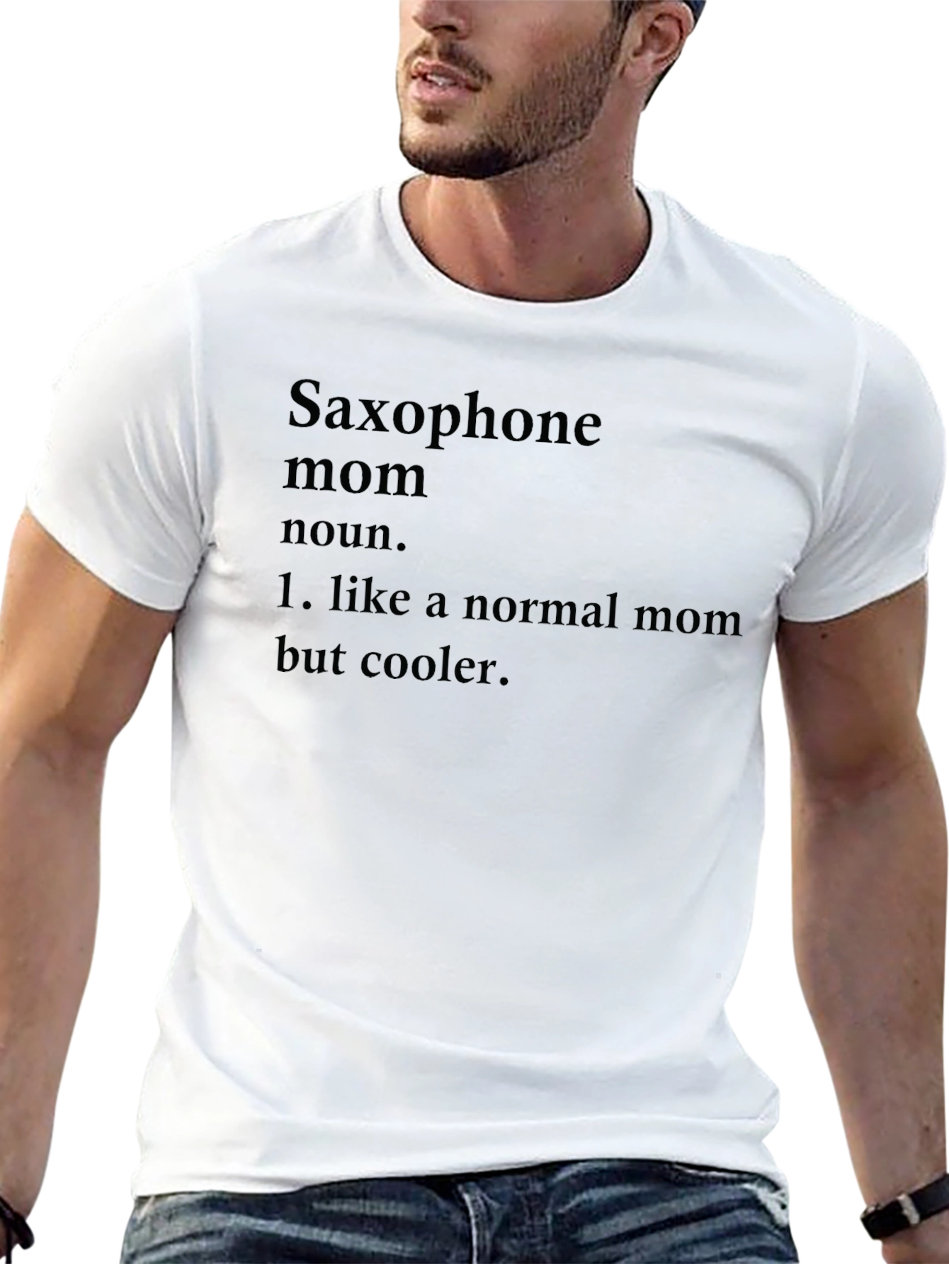 Saxophone Mom Definition Graphic T-Shirt