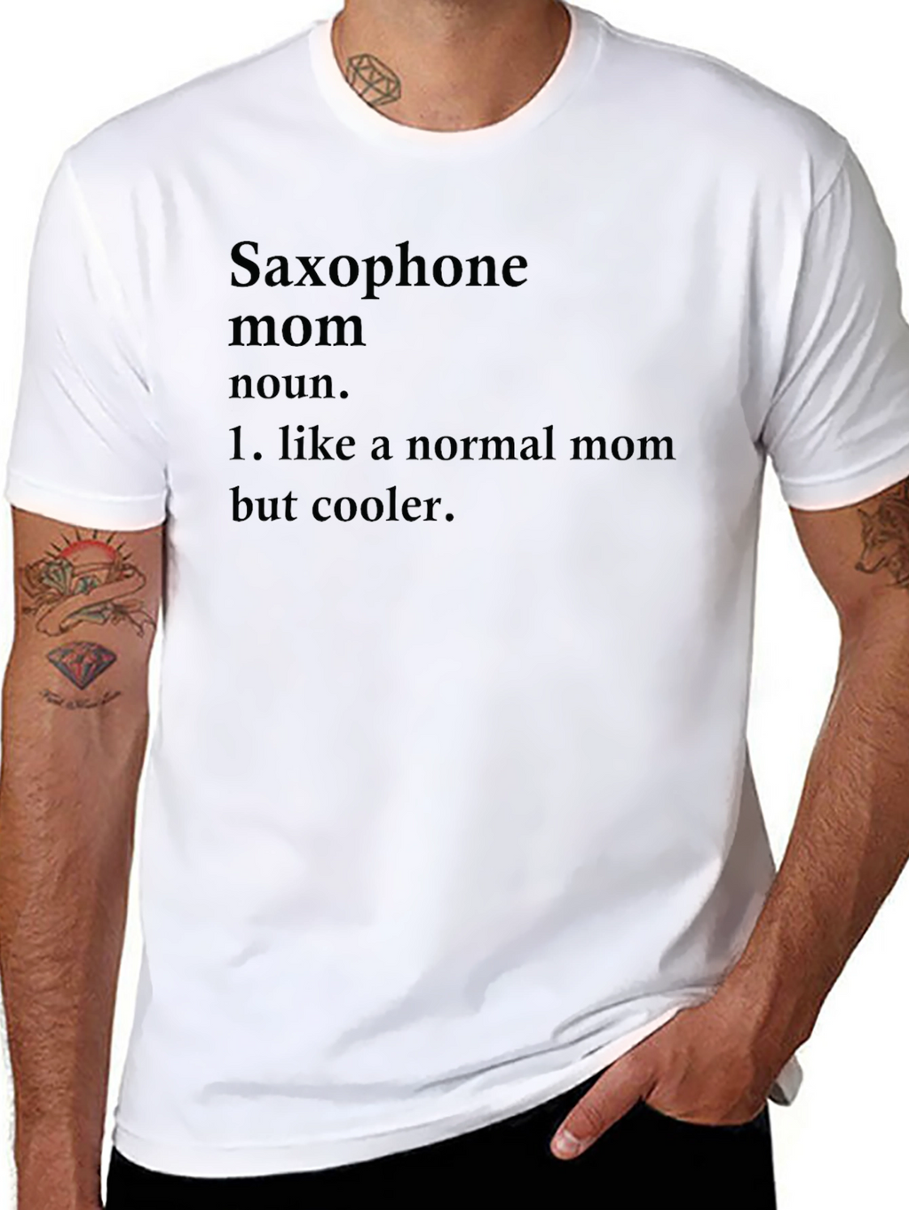 Saxophone Mom Definition Graphic T-Shirt