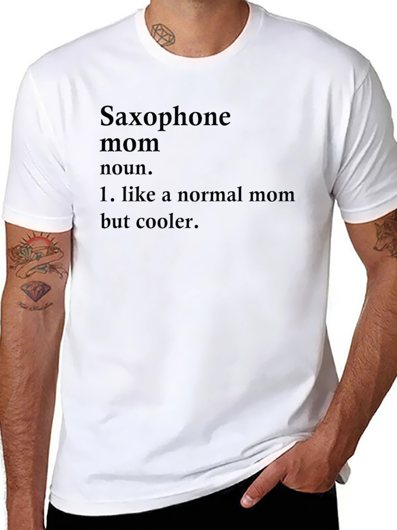 Saxophone Mom Definition Graphic T-Shirt