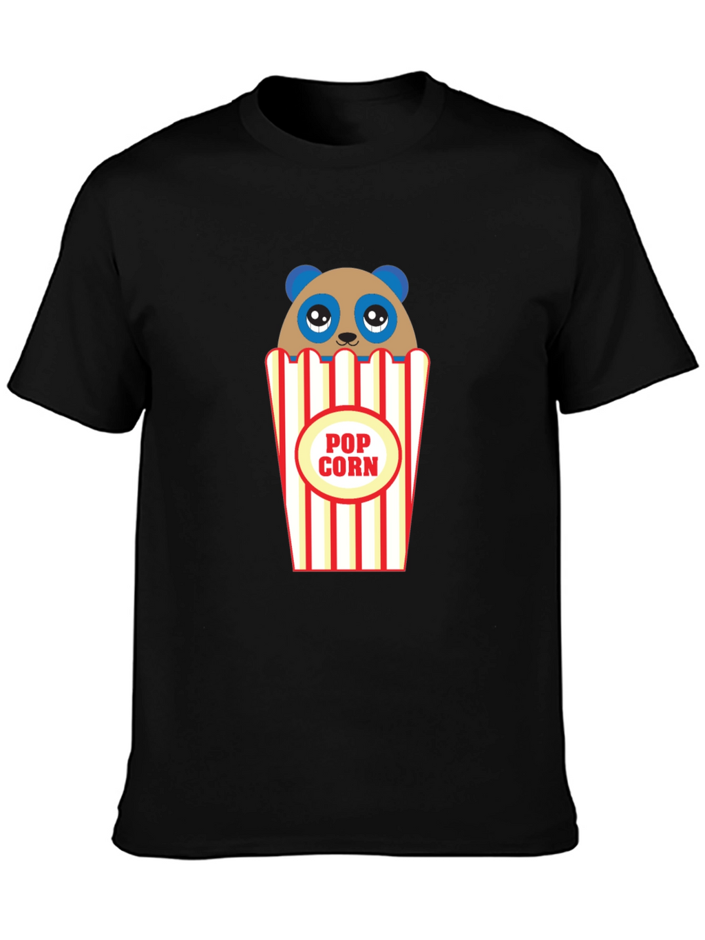 Panda Popcorn Graphic Tee