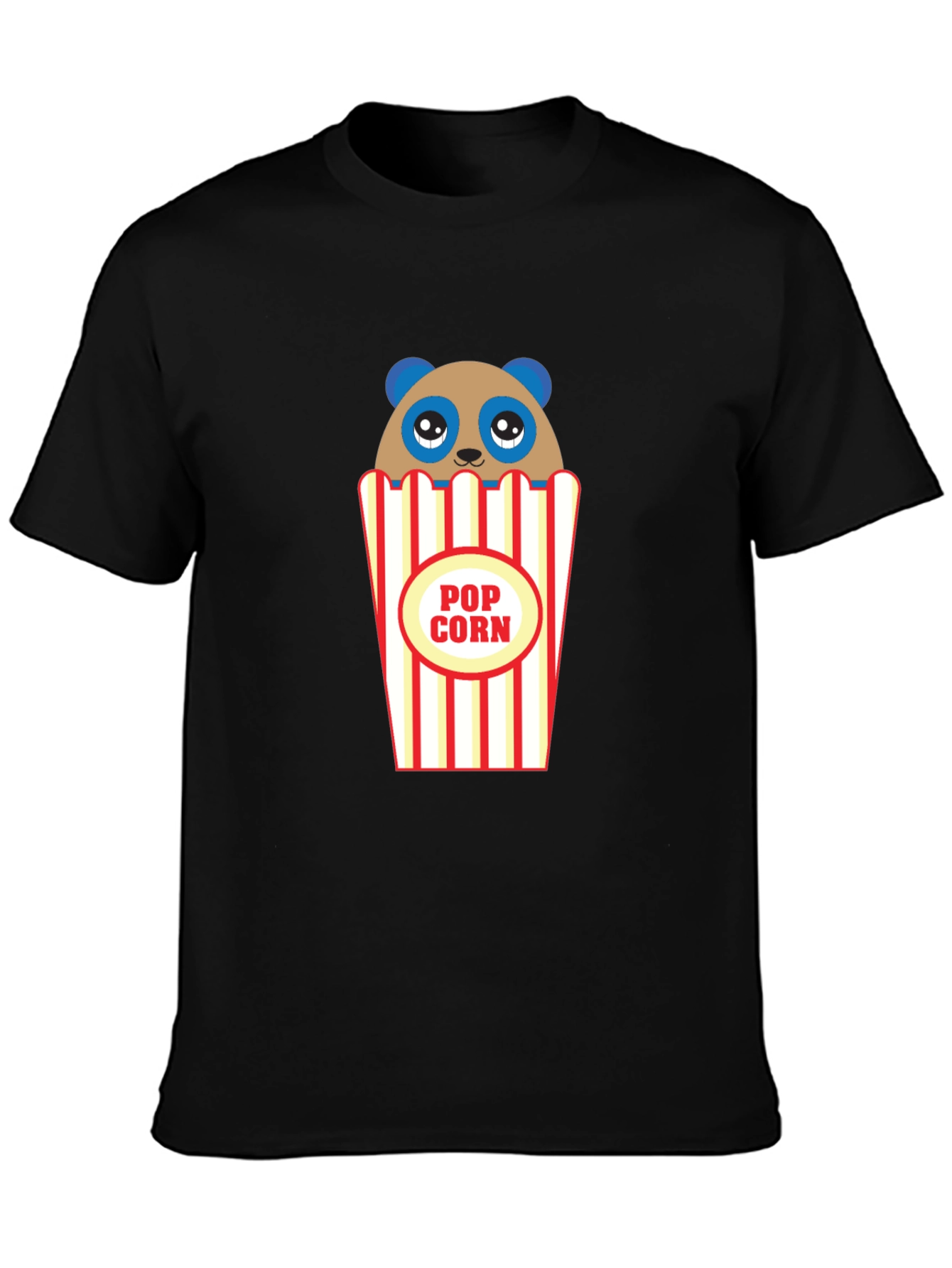 Panda Popcorn Graphic Tee