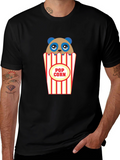 Panda Popcorn Graphic Tee