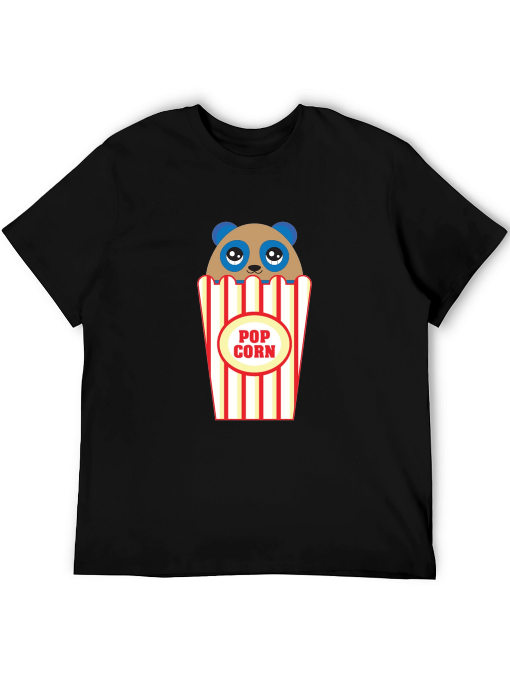 Panda Popcorn Graphic Tee