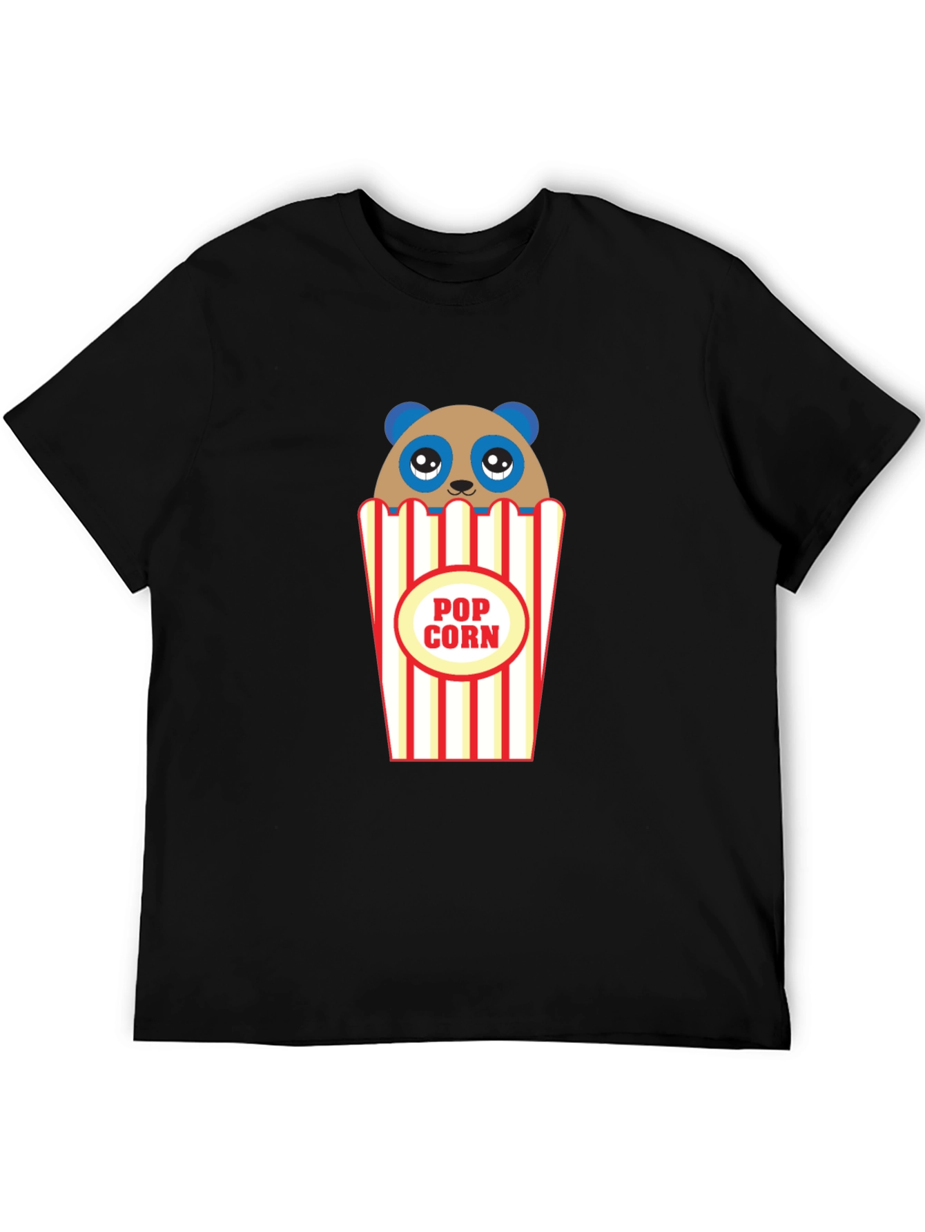 Panda Popcorn Graphic Tee