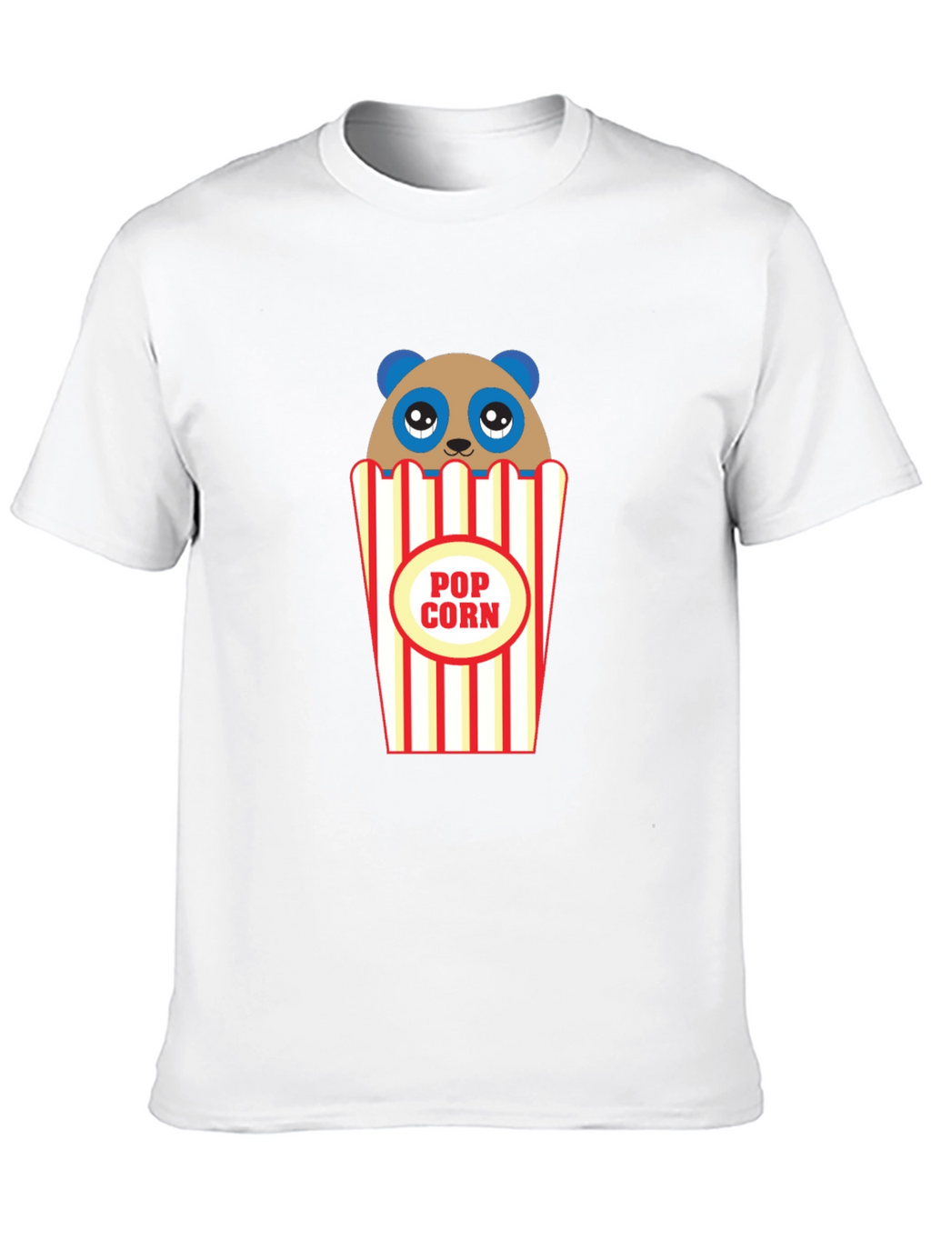 Panda Popcorn Graphic Tee