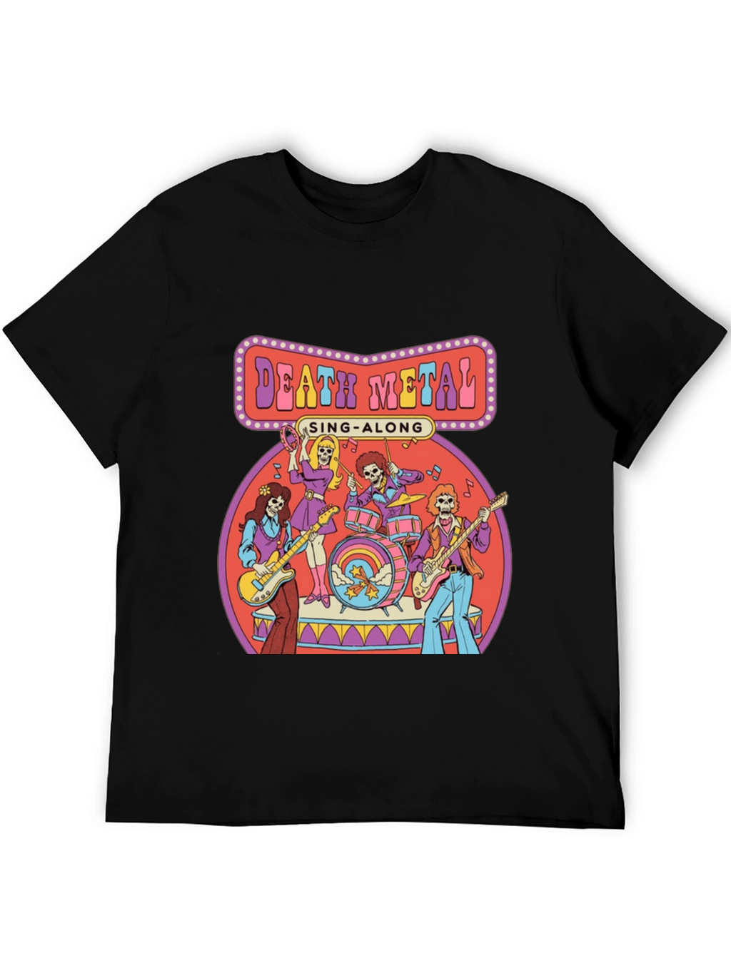 Death Metal Sing-Along Graphic T-Shirt