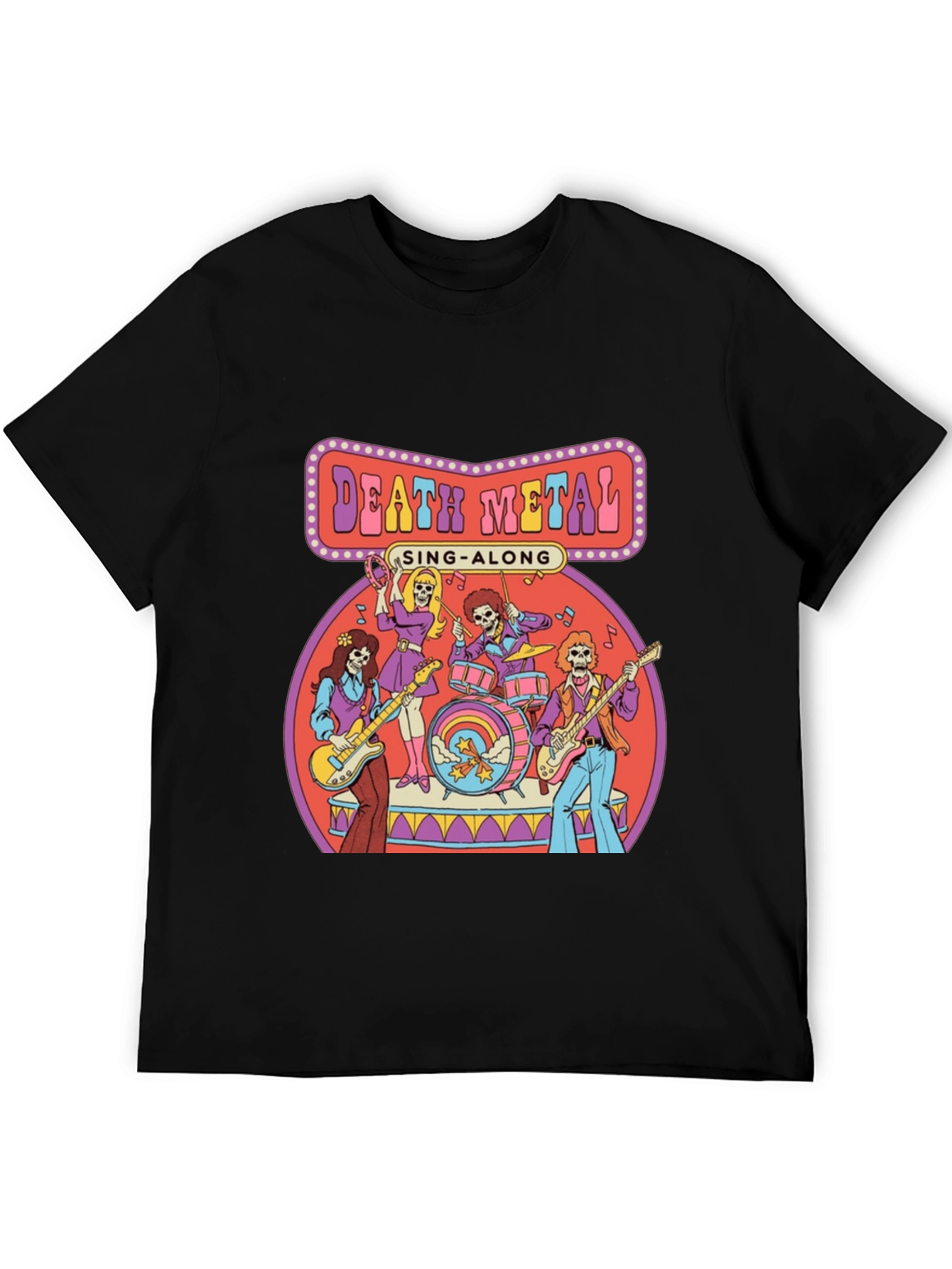 Death Metal Sing-Along Graphic T-Shirt