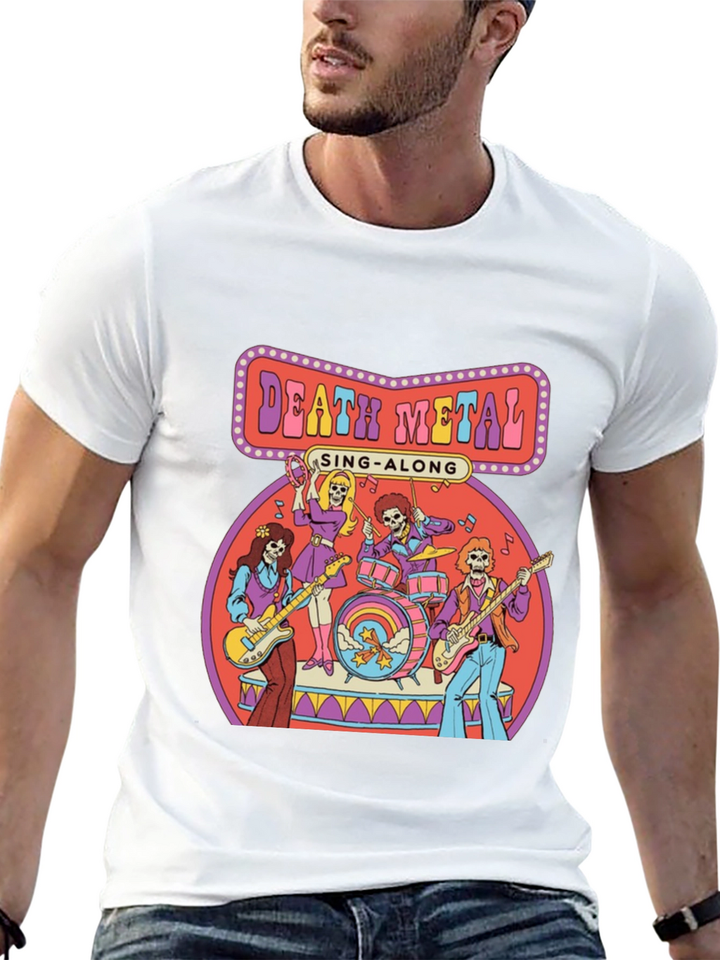 Death Metal Sing-Along Graphic T-Shirt