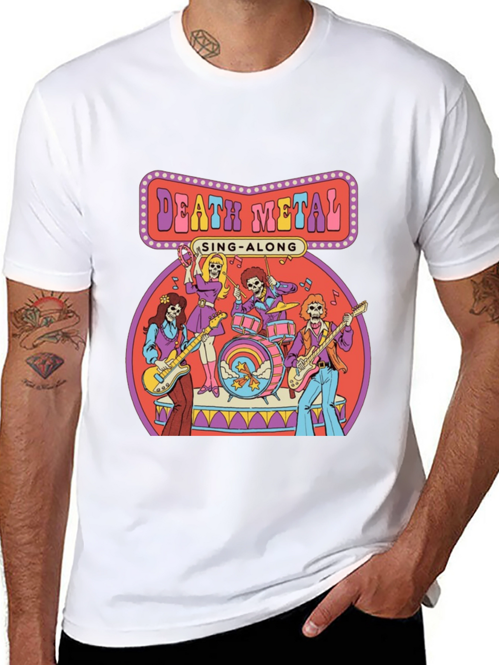 Death Metal Sing-Along Graphic T-Shirt