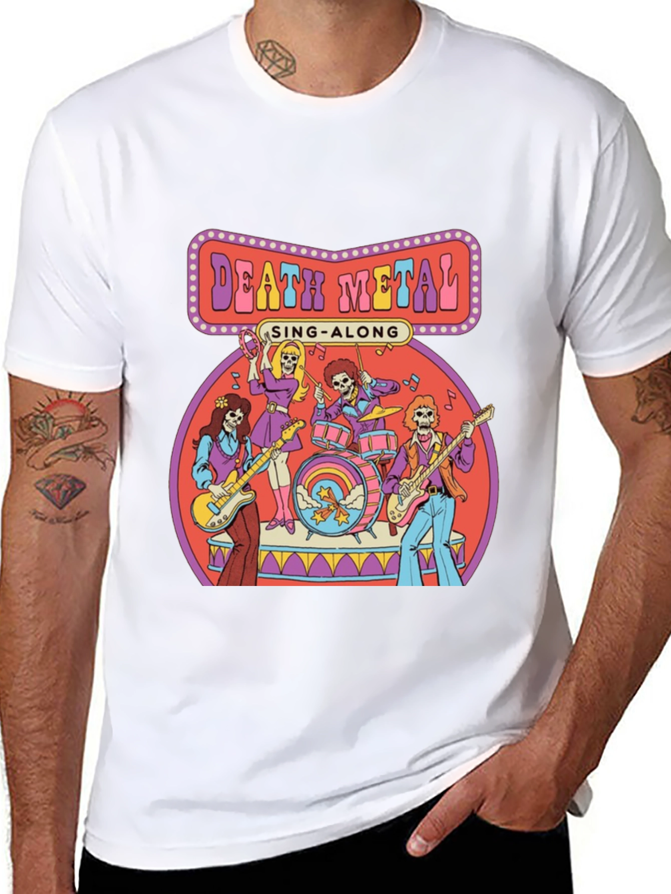 Death Metal Sing-Along Graphic T-Shirt