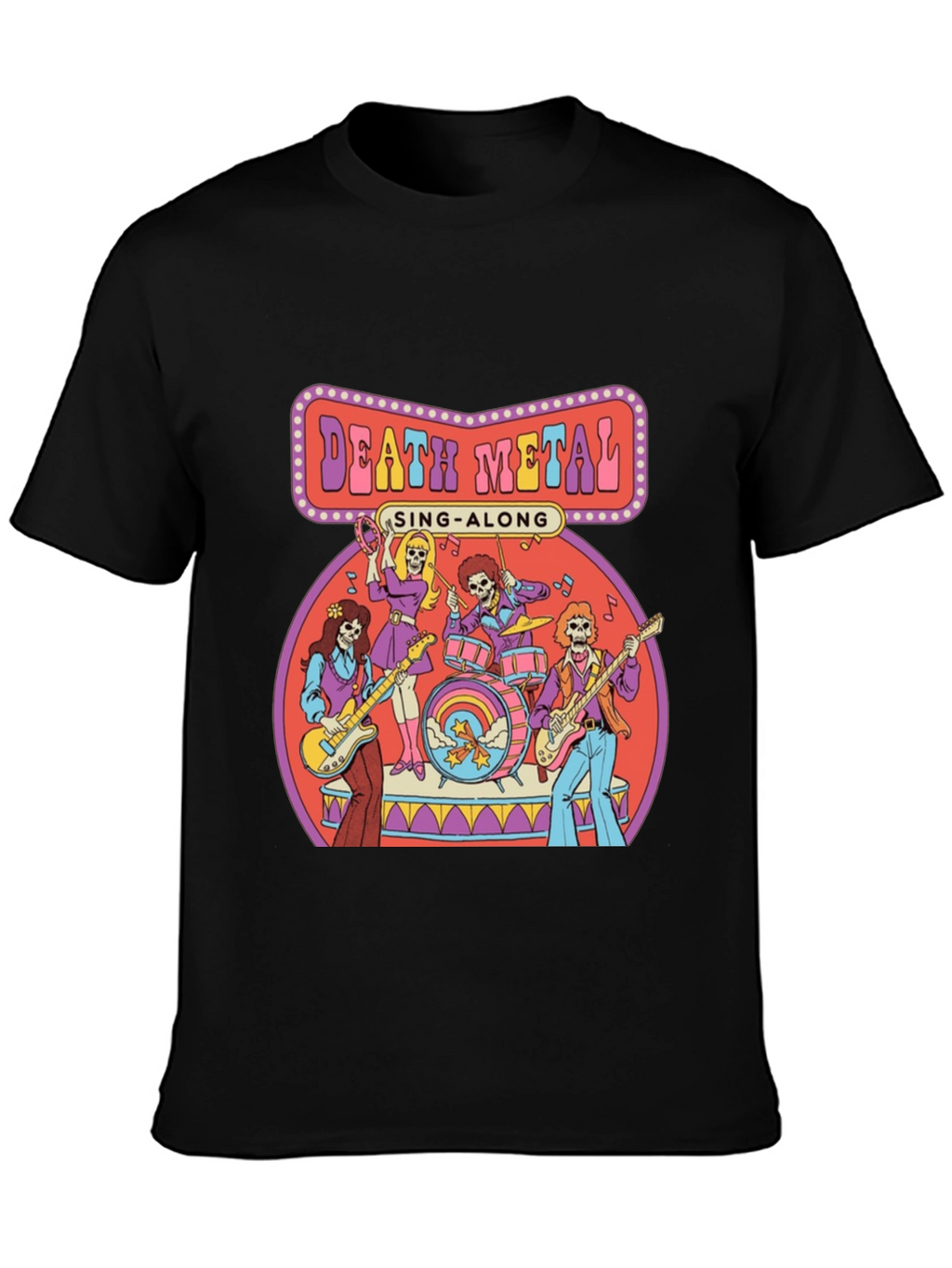 Death Metal Sing-Along Graphic T-Shirt