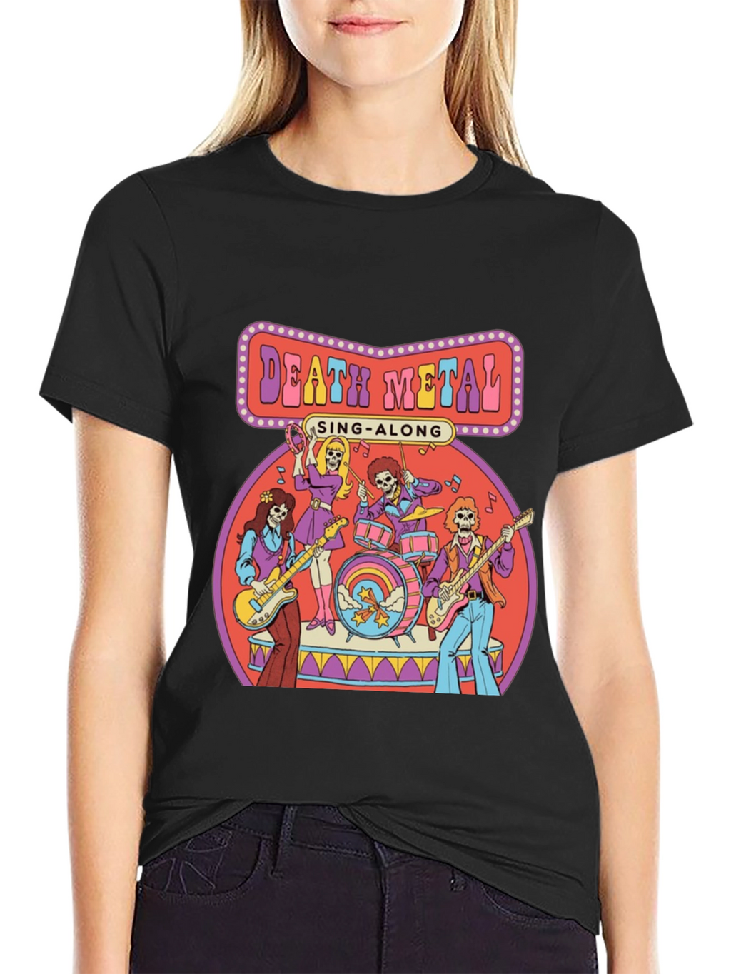 Death Metal Sing-Along Graphic T-Shirt