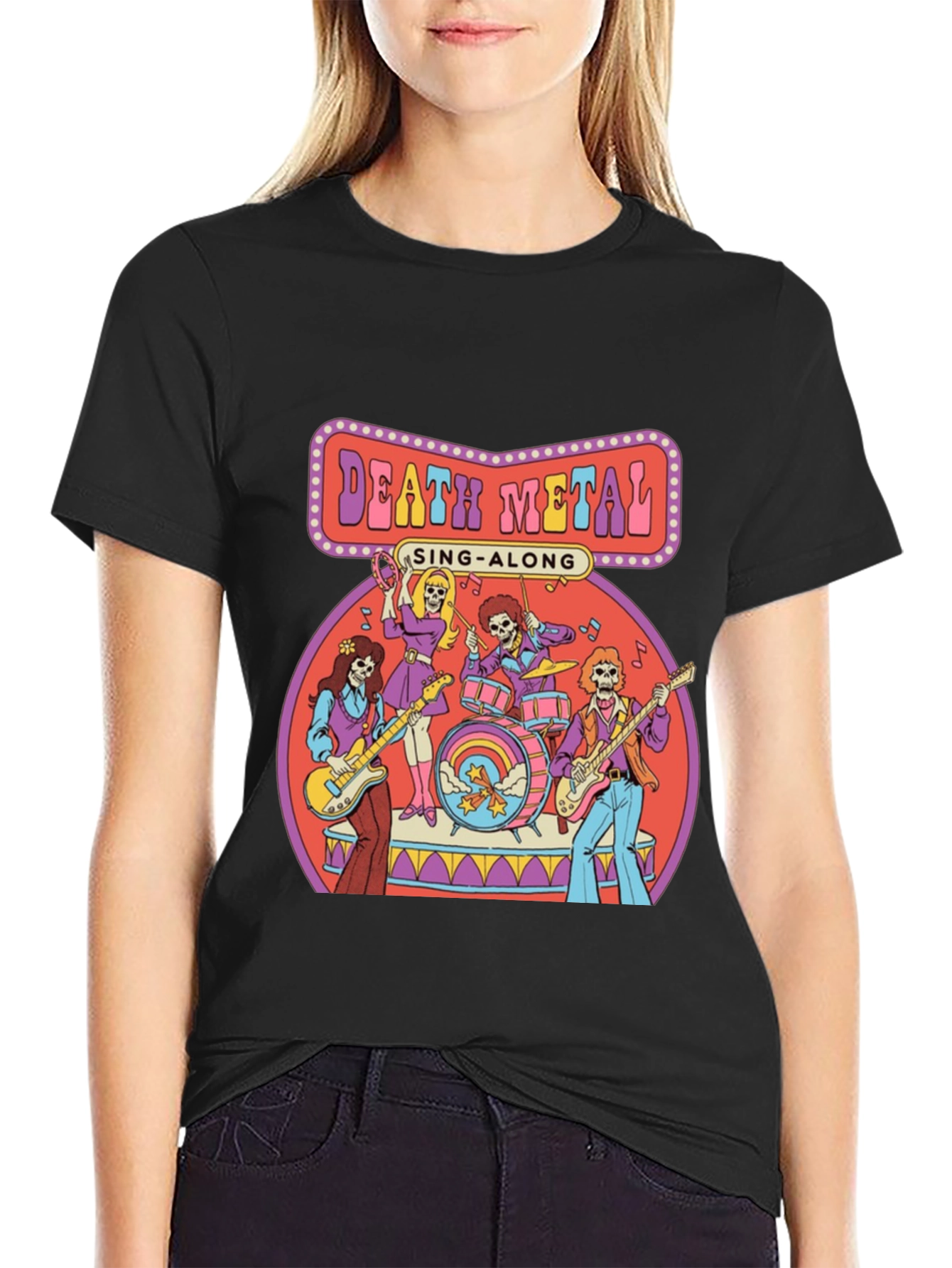 Death Metal Sing-Along Graphic T-Shirt