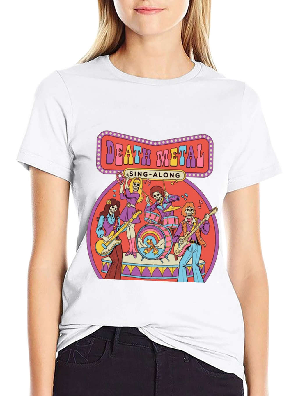 Death Metal Sing-Along Graphic T-Shirt