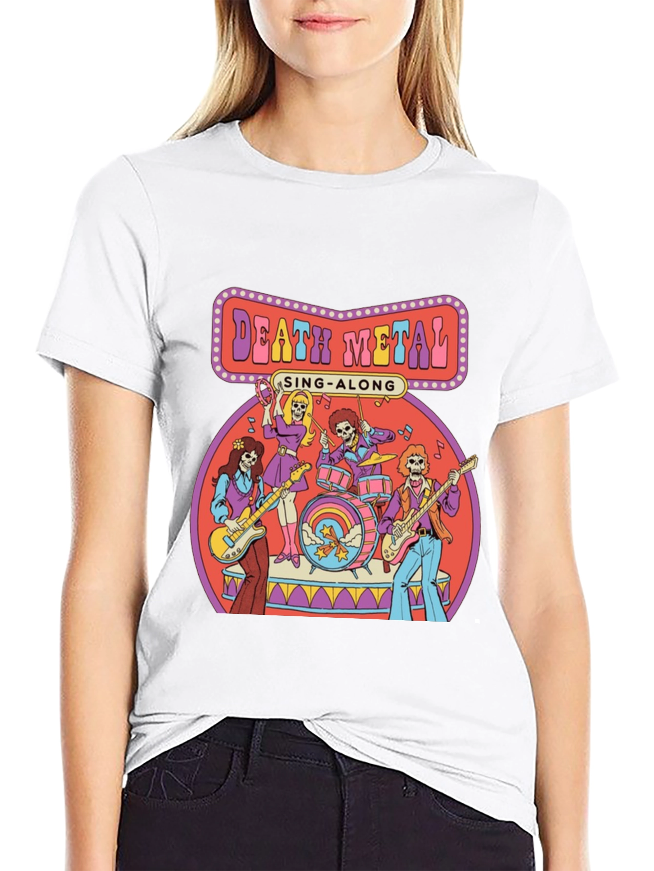 Death Metal Sing-Along Graphic T-Shirt