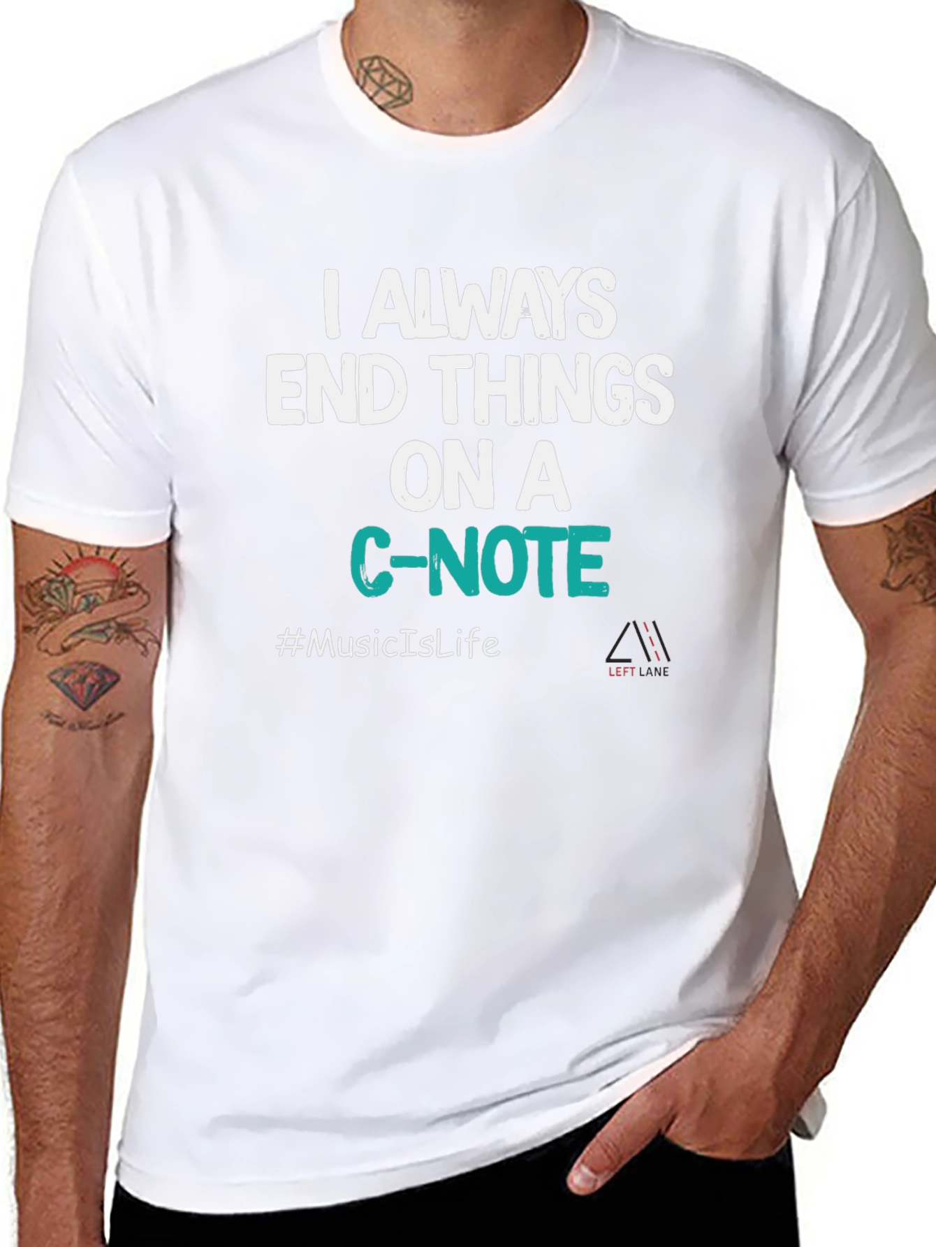 Always End Things on a C-Note T-Shirt