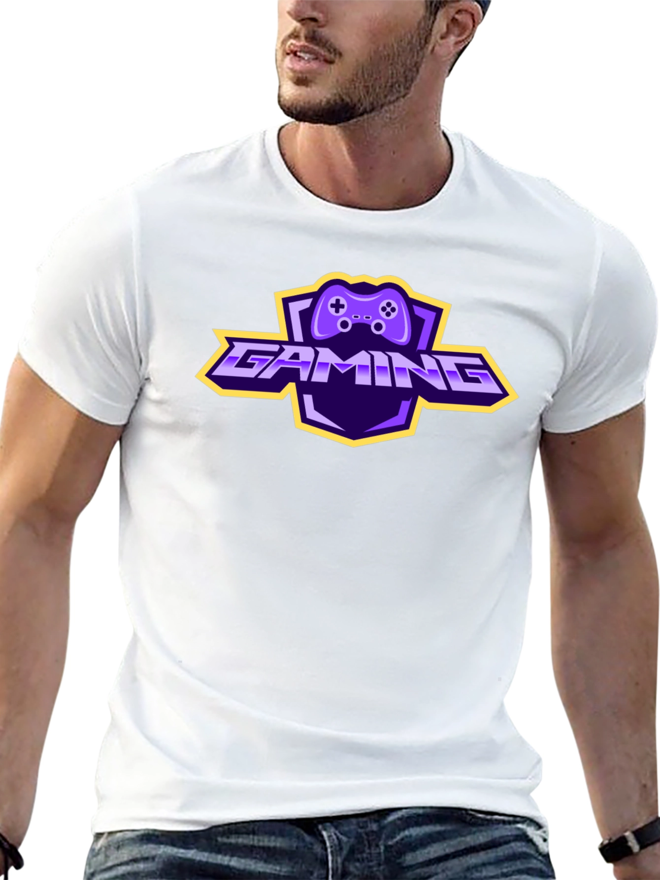 Gaming Controller Logo T-Shirt - Black