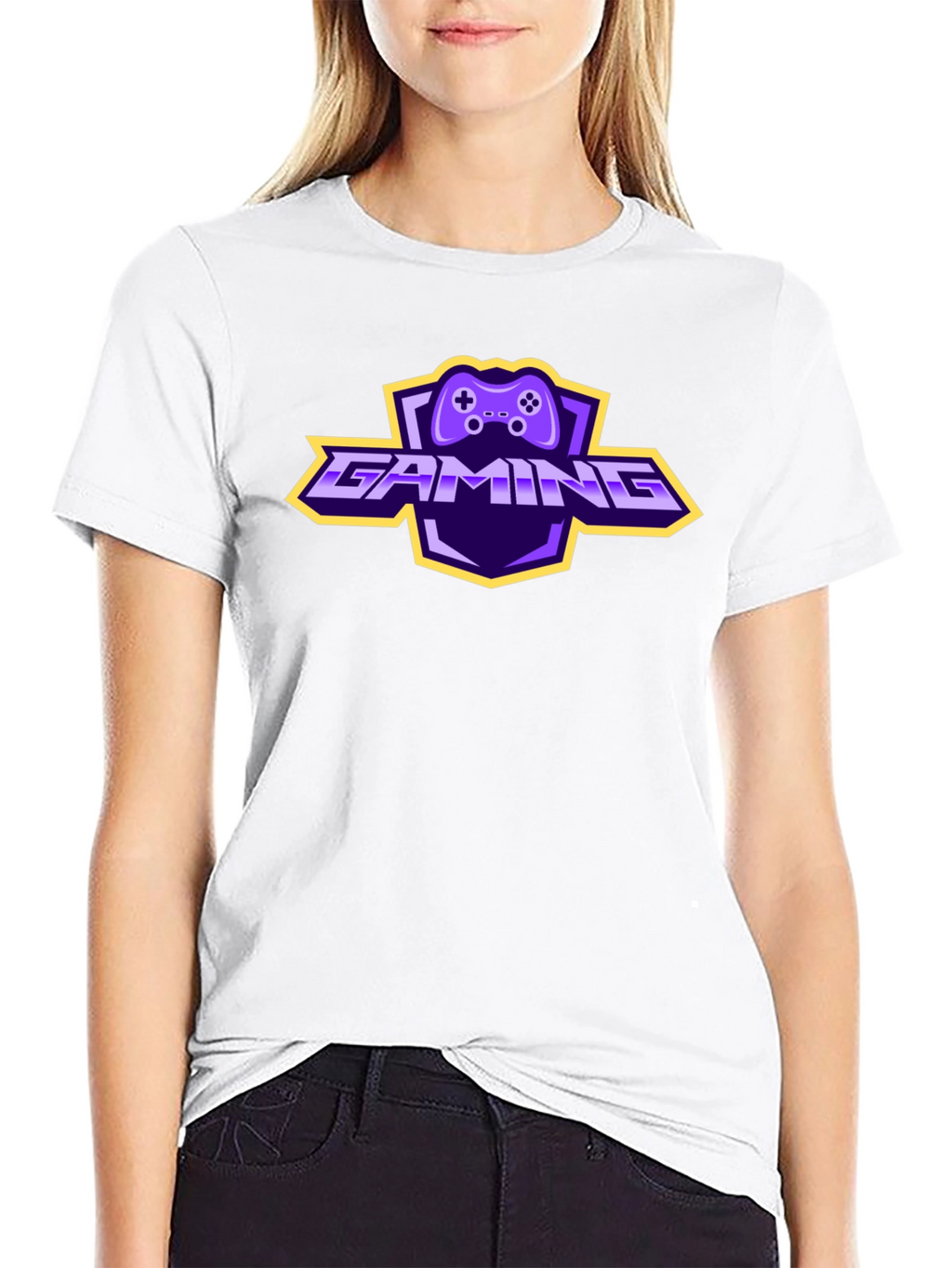 Gaming Controller Logo T-Shirt - Black